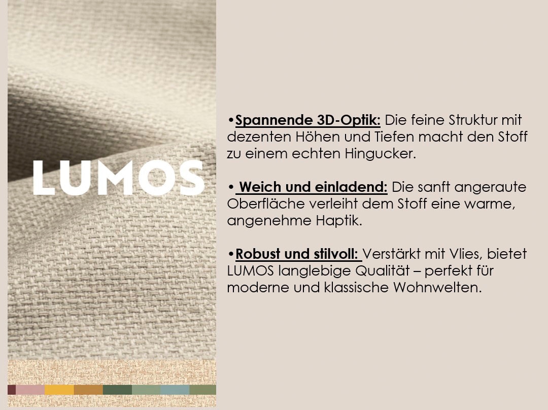 TRENDMANUFAKTUR Ecksofa »Amazing, wahlw. mit Schlaffunktion & Bettkasten, Fuß Buche lackiert« Recamiere beidseitig montierbar, L-Form,in Cord o. Struktur, B: 232 cm