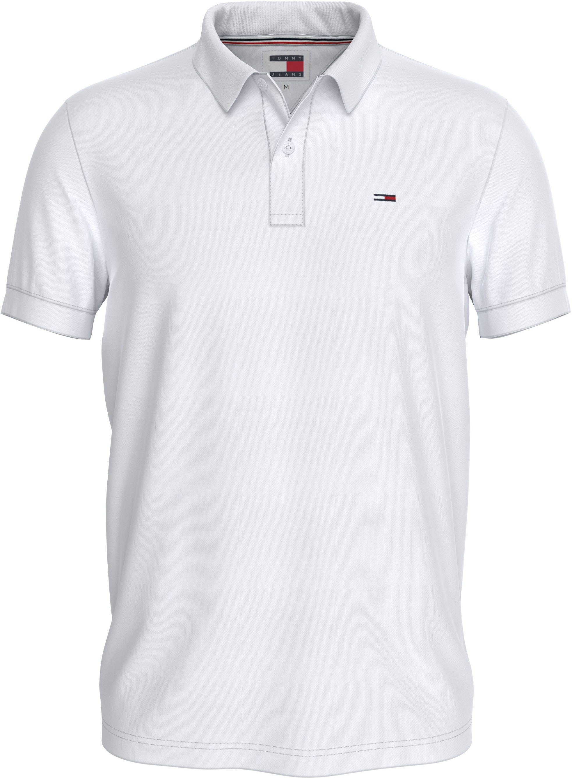 Tommy Jeans Plus Poloshirt »TJM SLIM PLACKET POLO EXT« Große Größen mit Logostickerei
