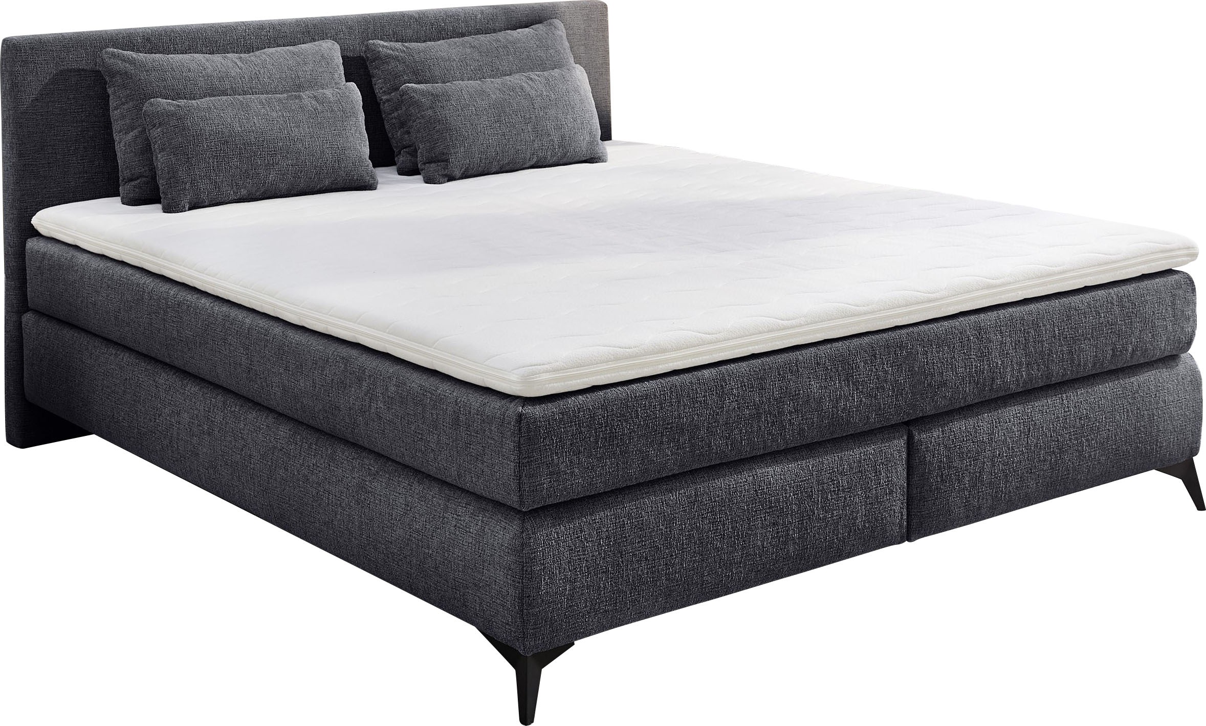 Jockenhöfer Gruppe Boxspringbett »Paulina, inkl. Topper und Kissen, Härtegrade wählbar«, 140x200 cm oder 180x200cm