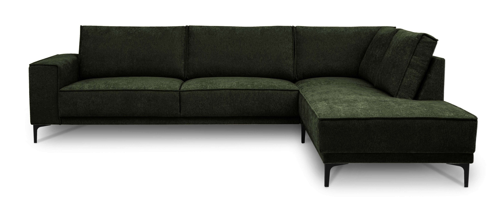 Places of Style Ecksofa »Polsterecke Oland, Struktur, Flachgewebe, Luxus-Mi günstig online kaufen