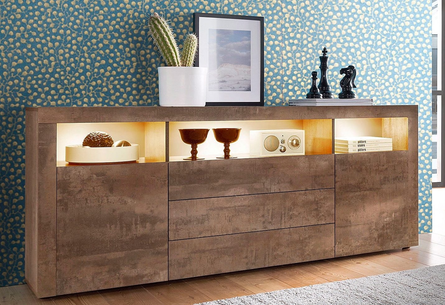 auf Sideboard Raten 166 kaufen borchardt Fe«, »Santa Breite Möbel cm