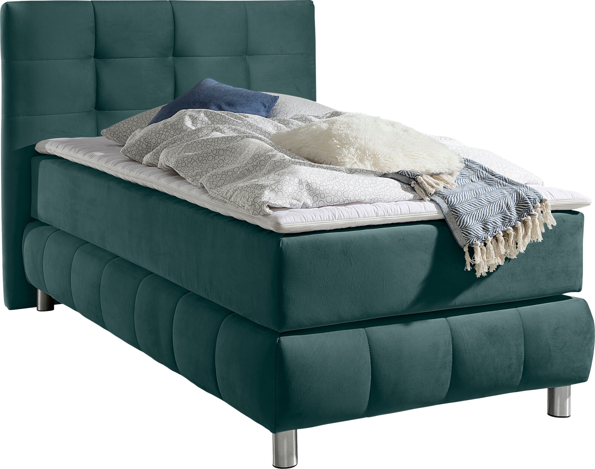 andas Boxspringbett »Salo« incl. Topper, 6 Breiten, 2 Härtegrade, TFK auch in Härtegrad 4