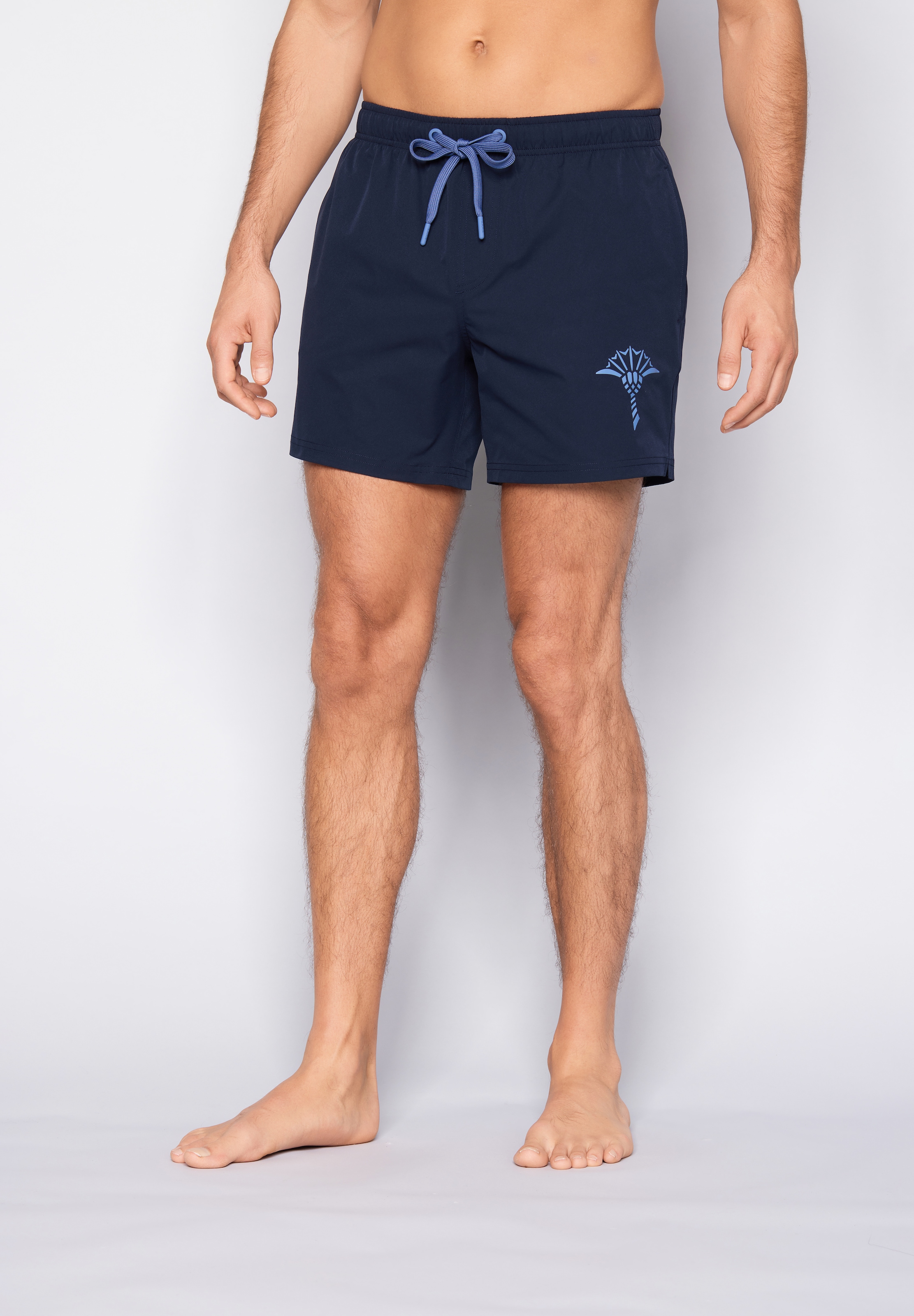 JOOP! Badeshorts »Solid Cornflower« mit seitlichen Taschen und Tunnelzug