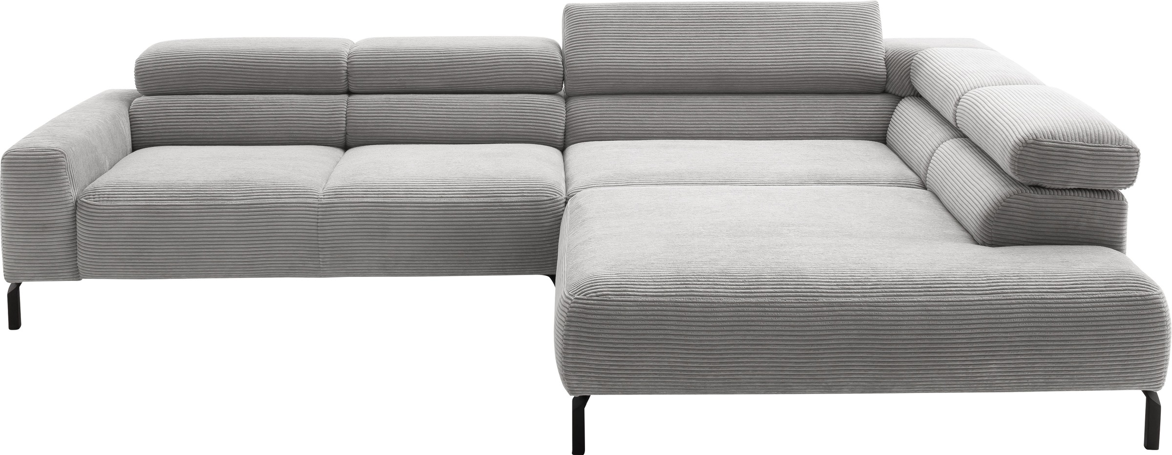 Places of Style Ecksofa »Antonelli, L-Form, inkl. Kopfteilverstellung, Brei günstig online kaufen