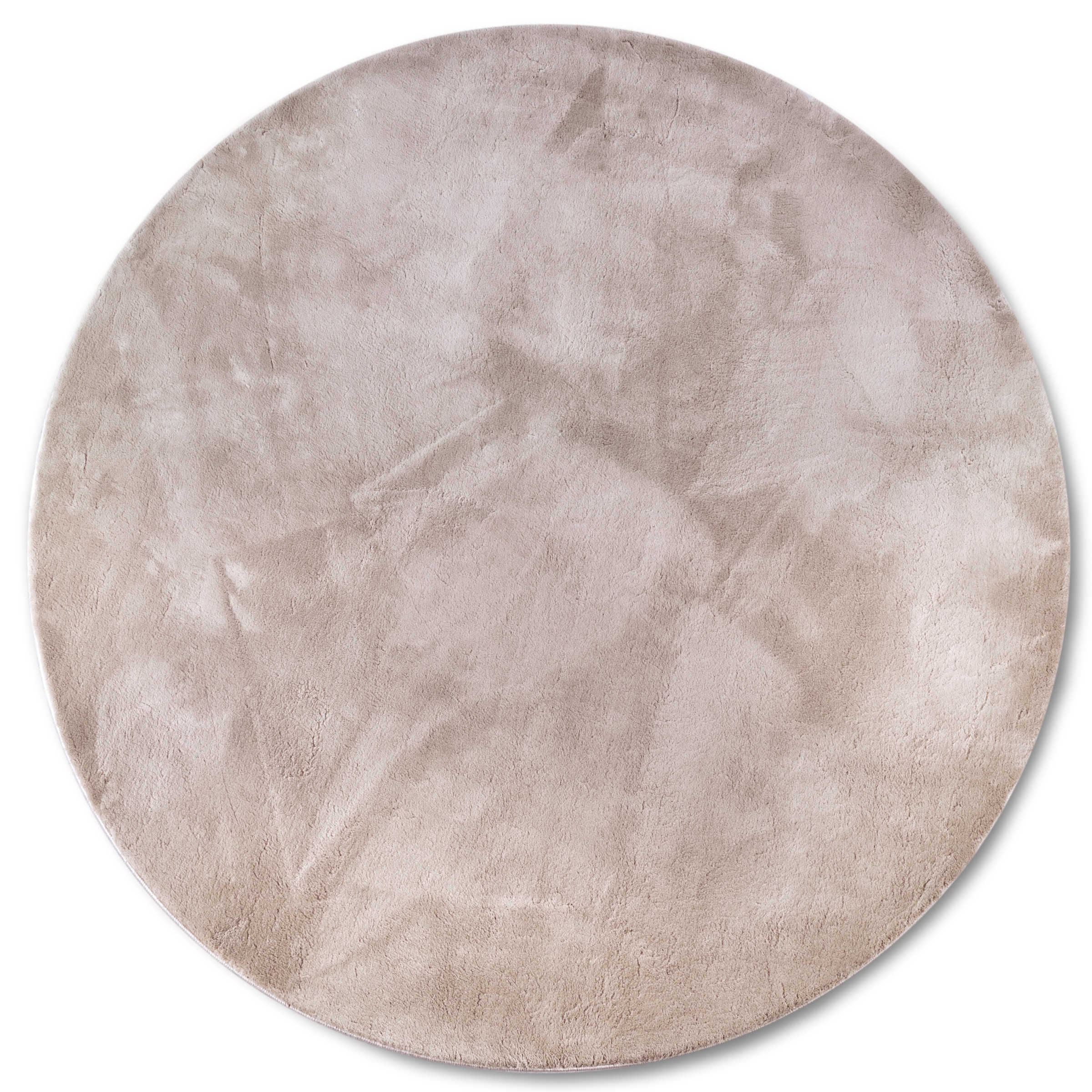 Villeroy & Boch Teppich »Leon«, rund, 15 mm Höhe, Langflor, Shaggy, einfarbig, flauschig, weich, glänzend, modern, uni