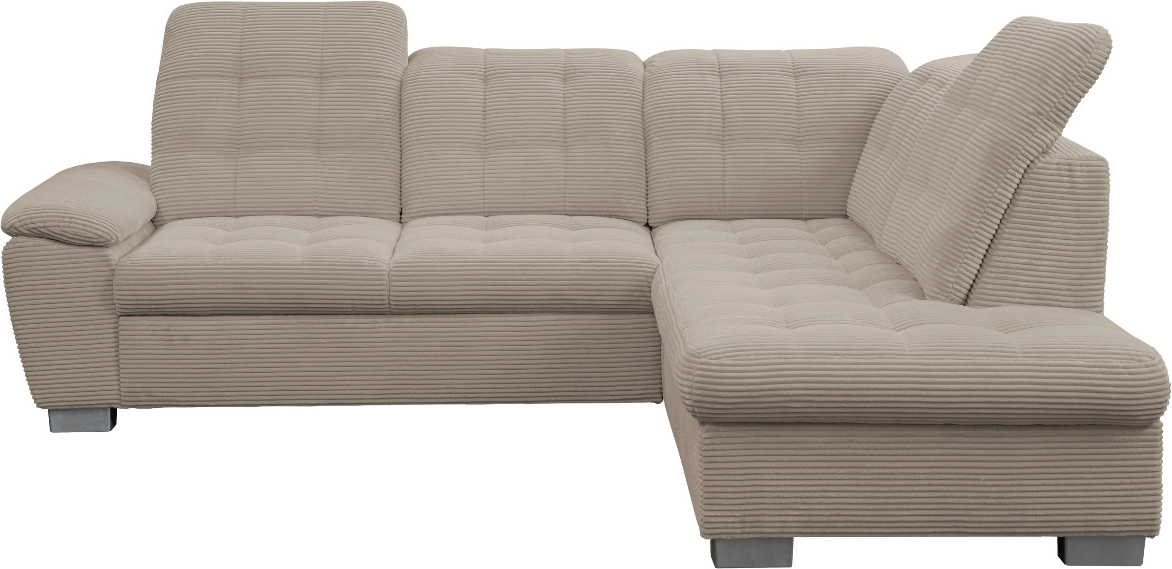 WERK2 Ecksofa »Bonny inkl. Kopfteilverstellung, Bettfunktion, Stauraum, Bre günstig online kaufen