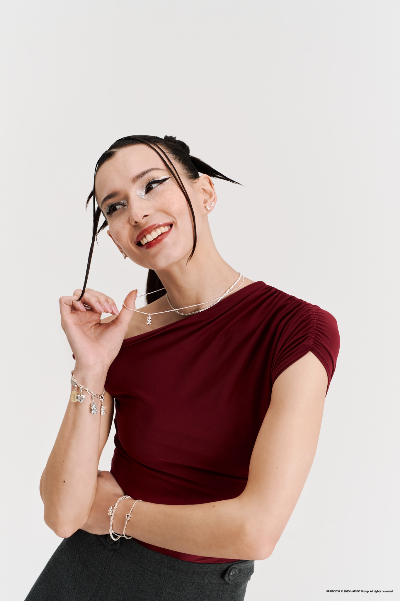 THOMAS SABO Paar Ohrstecker »THOMAS SABO x HARIBO: Ohrstecker, H2329-001-21, H2329-413-39«