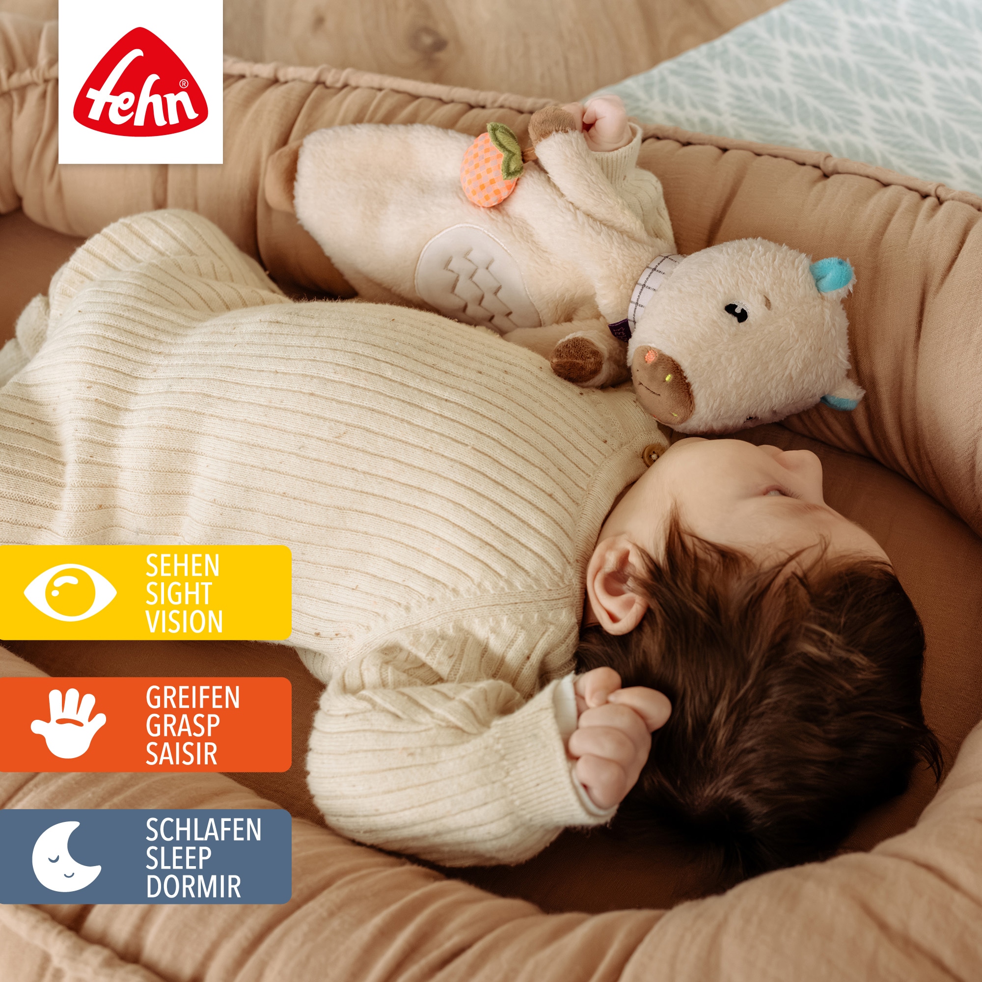 Fehn Kuscheltuch »Capybara Clara«
