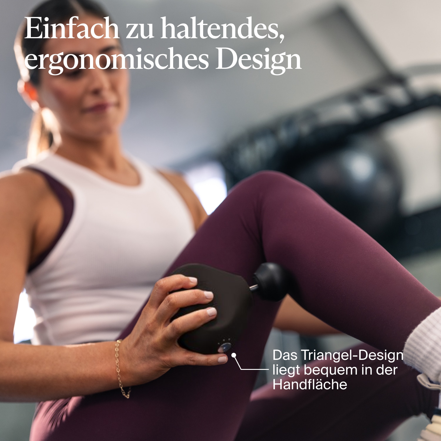 Therabody Massagepistole »Theragun Mini 3.0 Schmerzlinderung, Erholung, Stressreduktion«, App-Steuerung, portabel, 3 Aufsätze