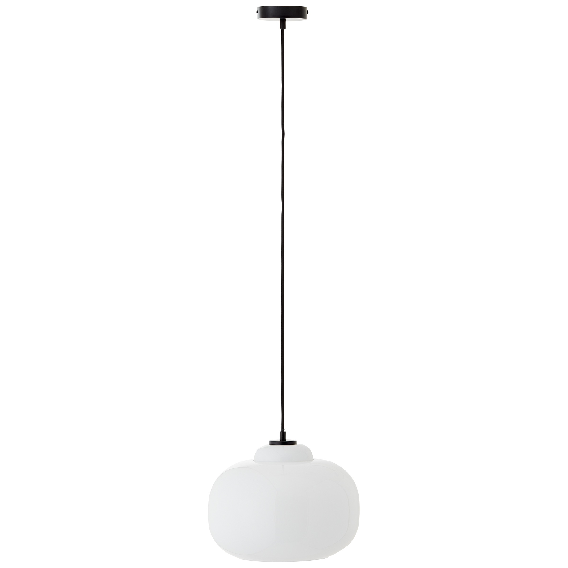 Brilliant Pendelleuchte »Blop«, 1 flammig, Leuchtmittel E27 | ohne Leuchtmittel, Höhe 128,5 cm, Ø 30 cm, E27, kürzbar, Glas/Metall