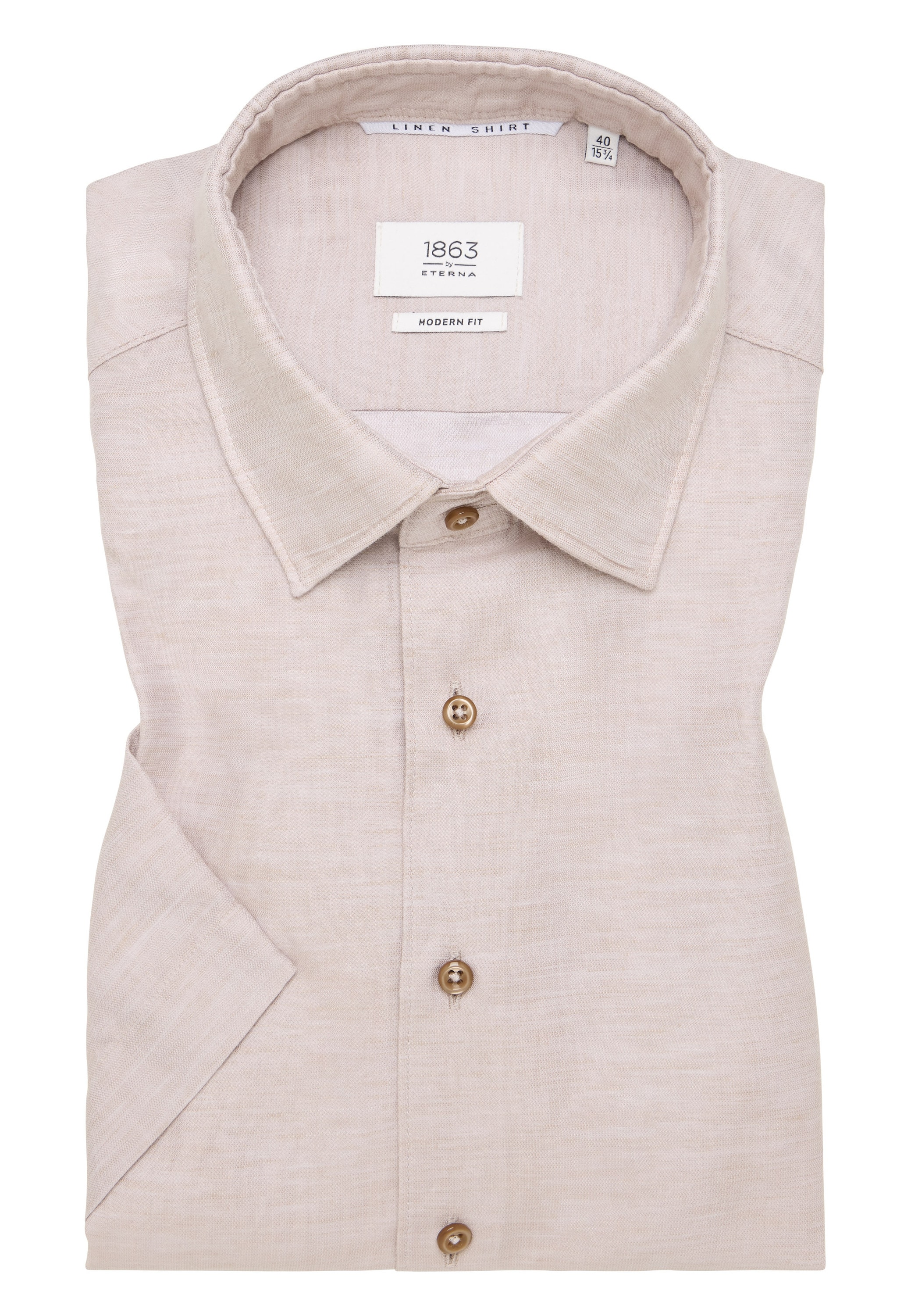 Eterna Kurzarmhemd »MODERN FIT« EASY IRON (bügelleicht)