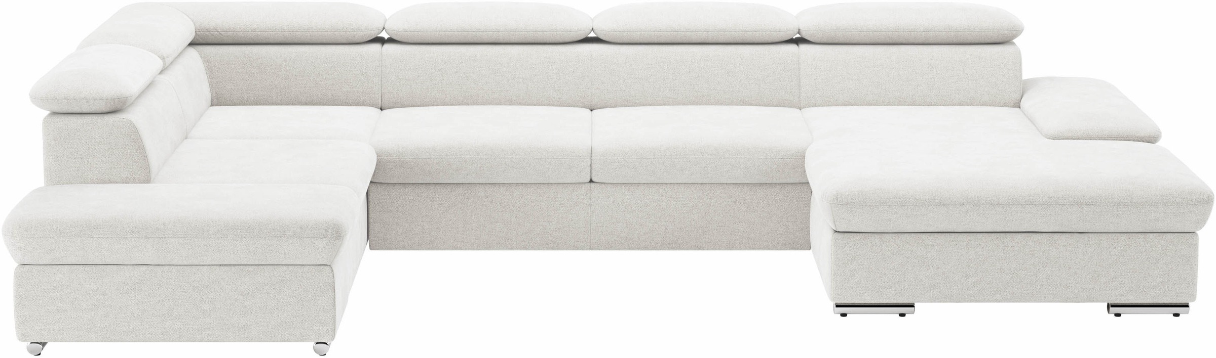 sit&more Wohnlandschaft »Valantine U-Form«, inkl. Kopf- und Armteilverstellung, wahlweise mit Bettfunktion