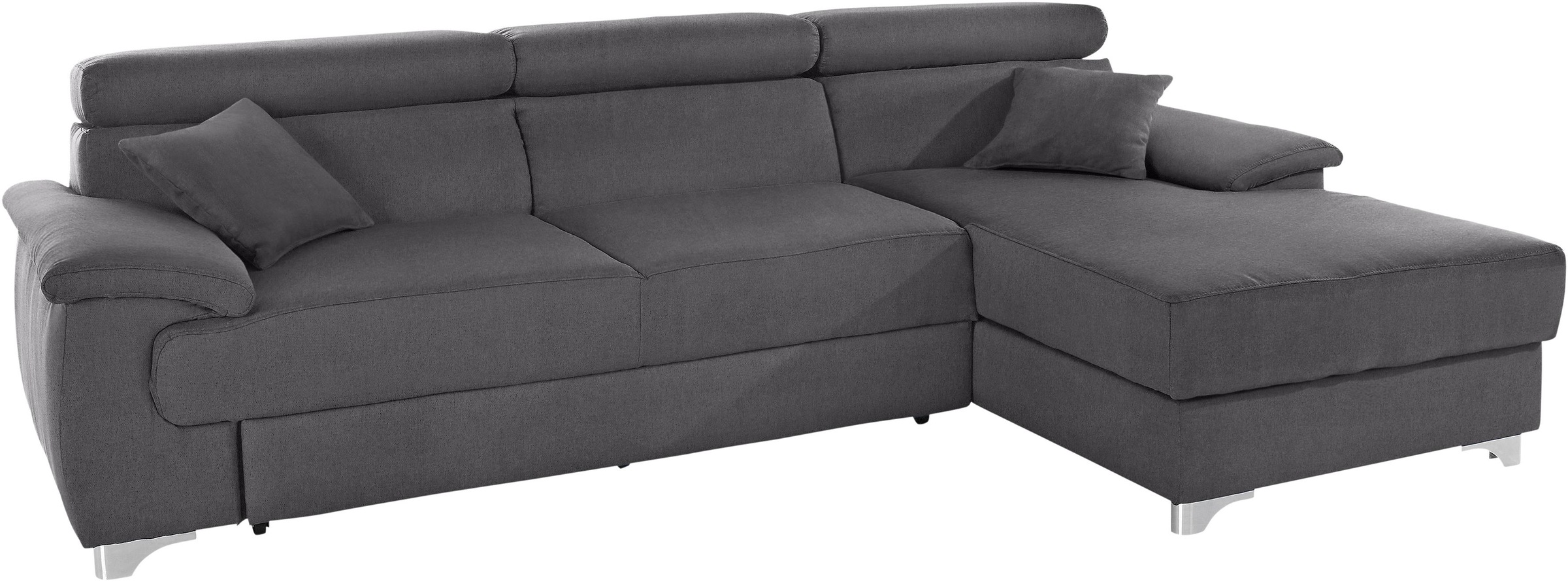 DOMO collection Ecksofa »Mira, inklusive Kopfteilverstellung für mehr Wohlf günstig online kaufen