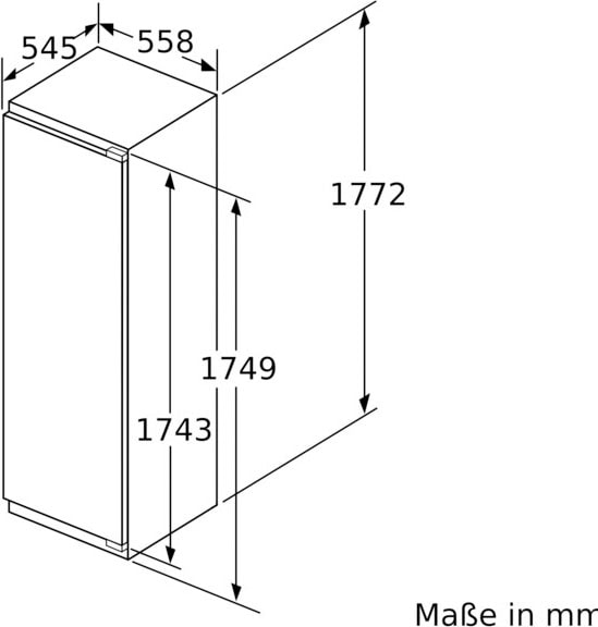 BOSCH Einbaukühlschrank 8 »KIF81PFE0«