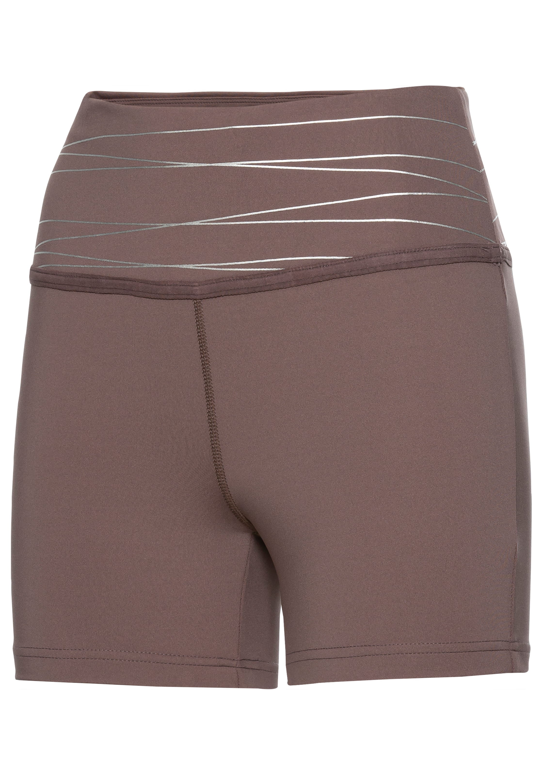 Vivance active Sporthose »-Kurze Hose«, mit breiten Bündchen und Druck