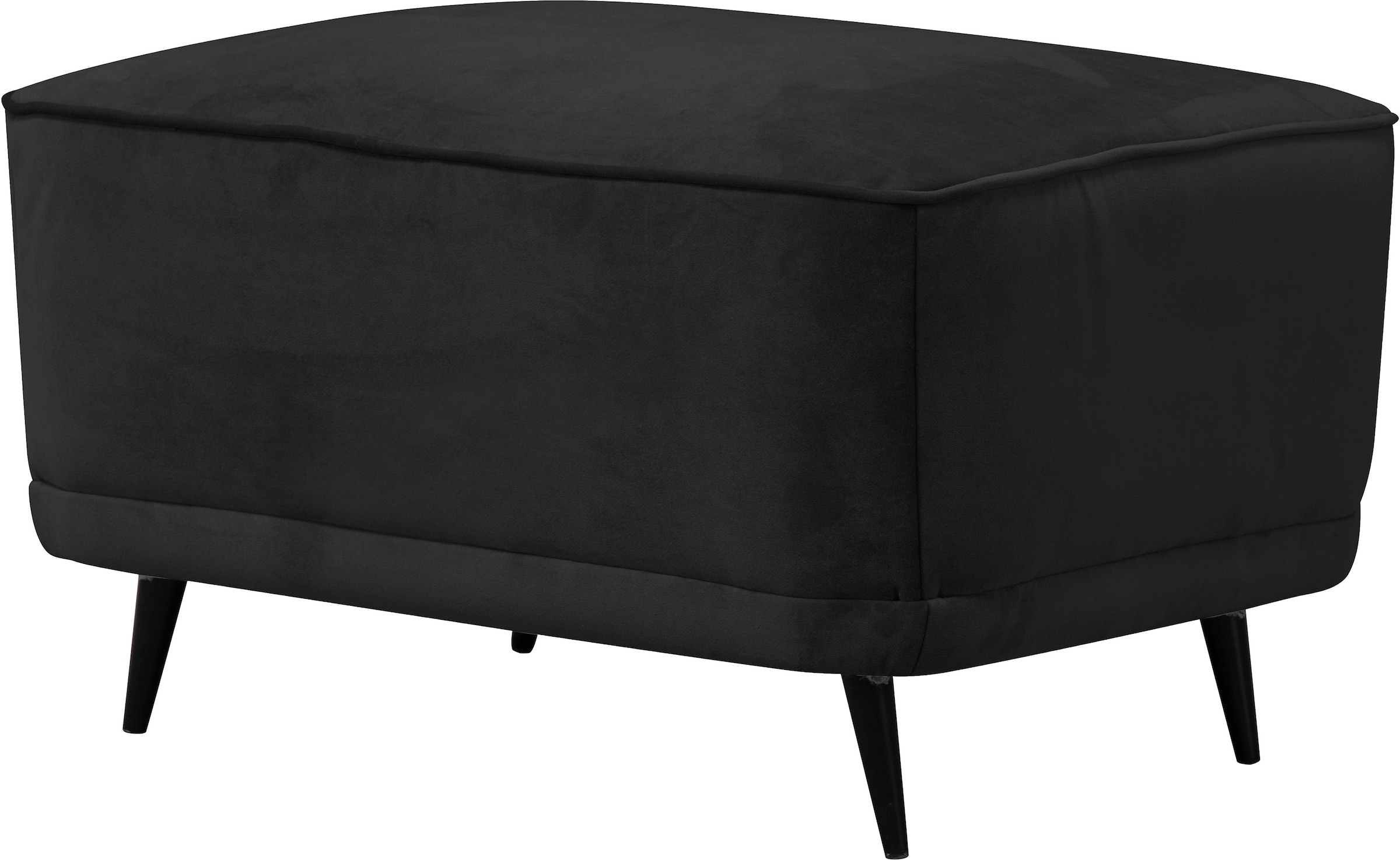 Home affaire Polsterhocker »Ashly« in 3 Bezugsvarianten, Bouclé, Samtoptik günstig online kaufen