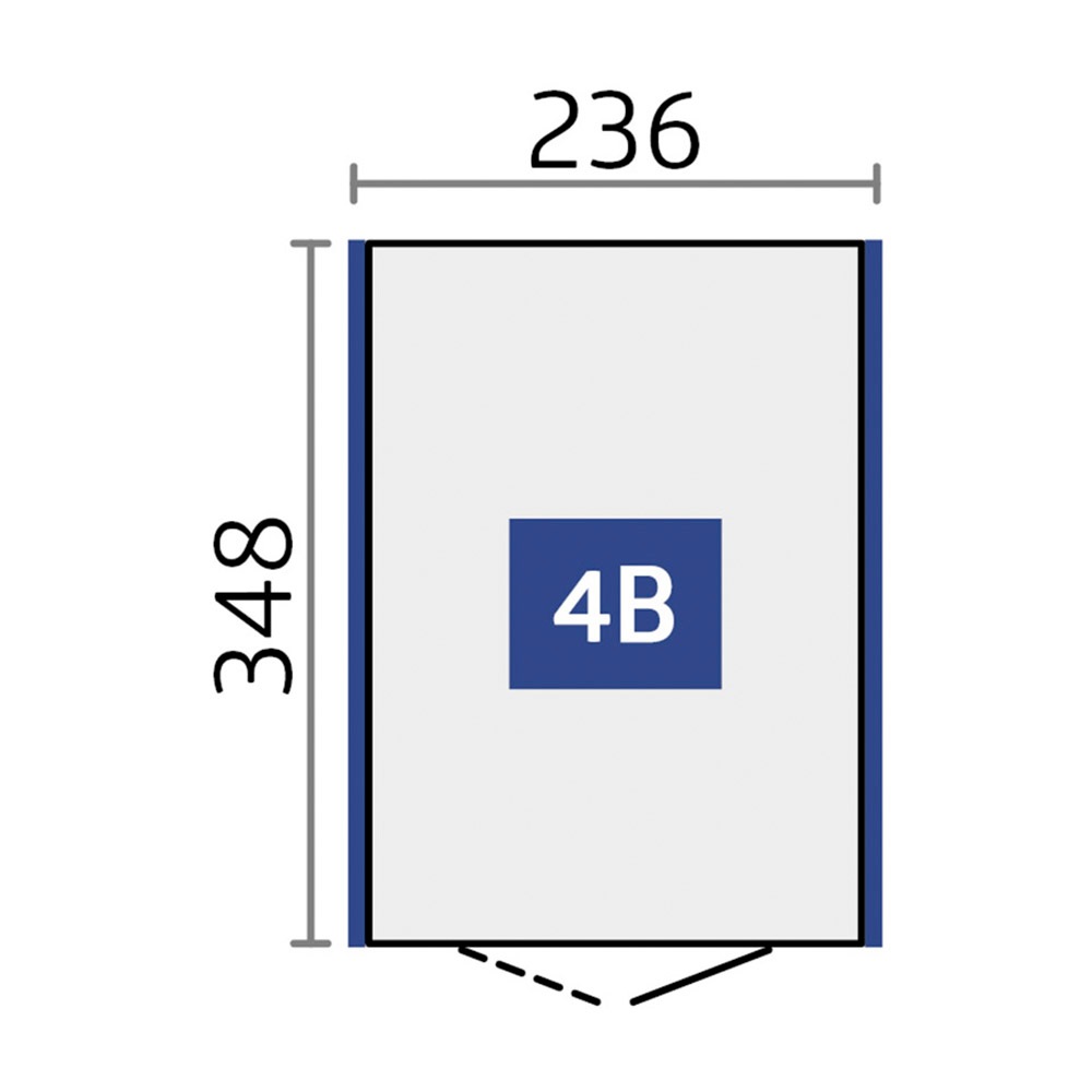 Biohort Gerätehaus »Neo 4B ST« stylisches Gartenhaus mit Flachdach