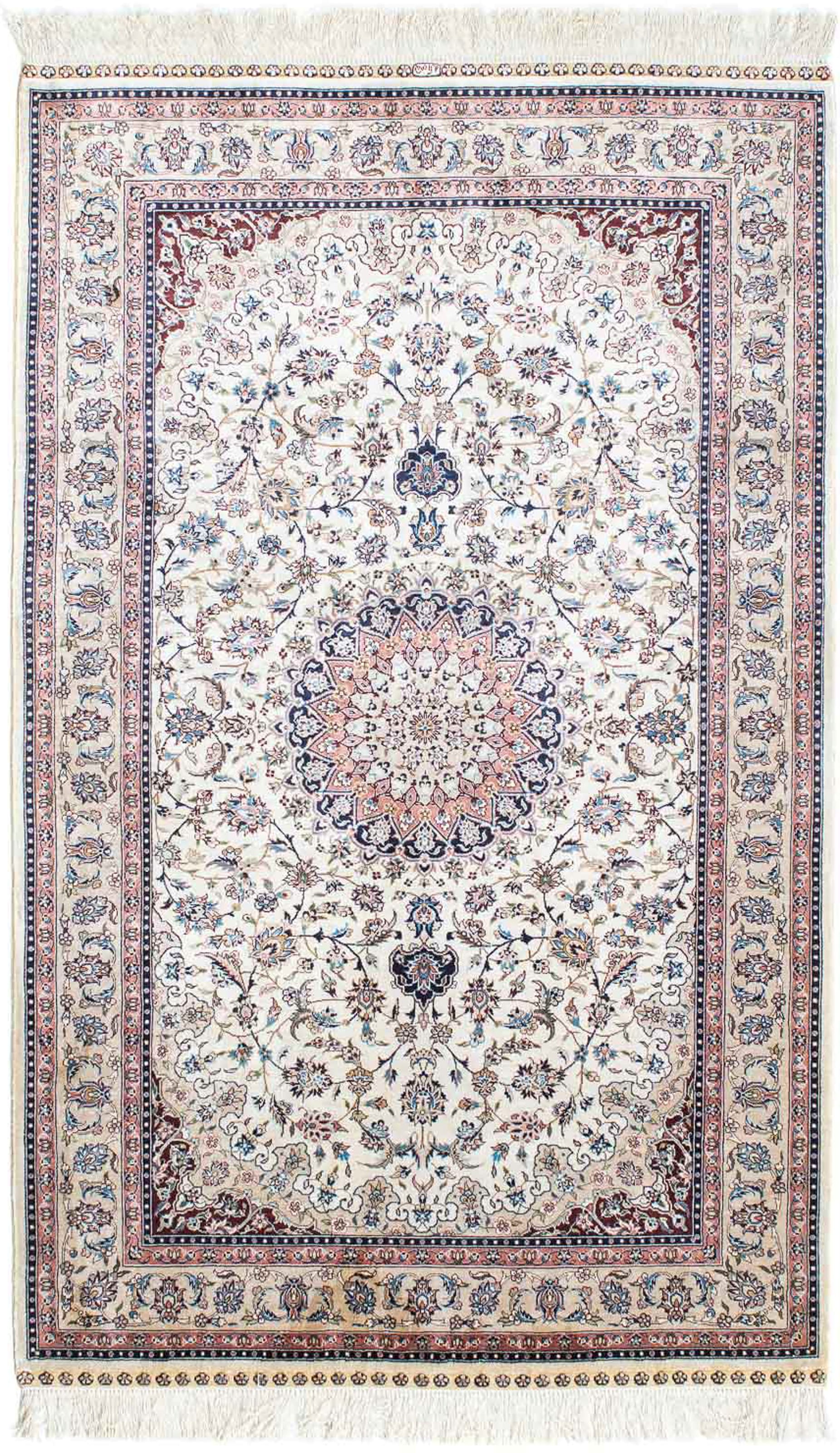 morgenland Orientteppich »Hereke - 152 x 91 cm - dunkelrot«, rechteckig, 3 günstig online kaufen