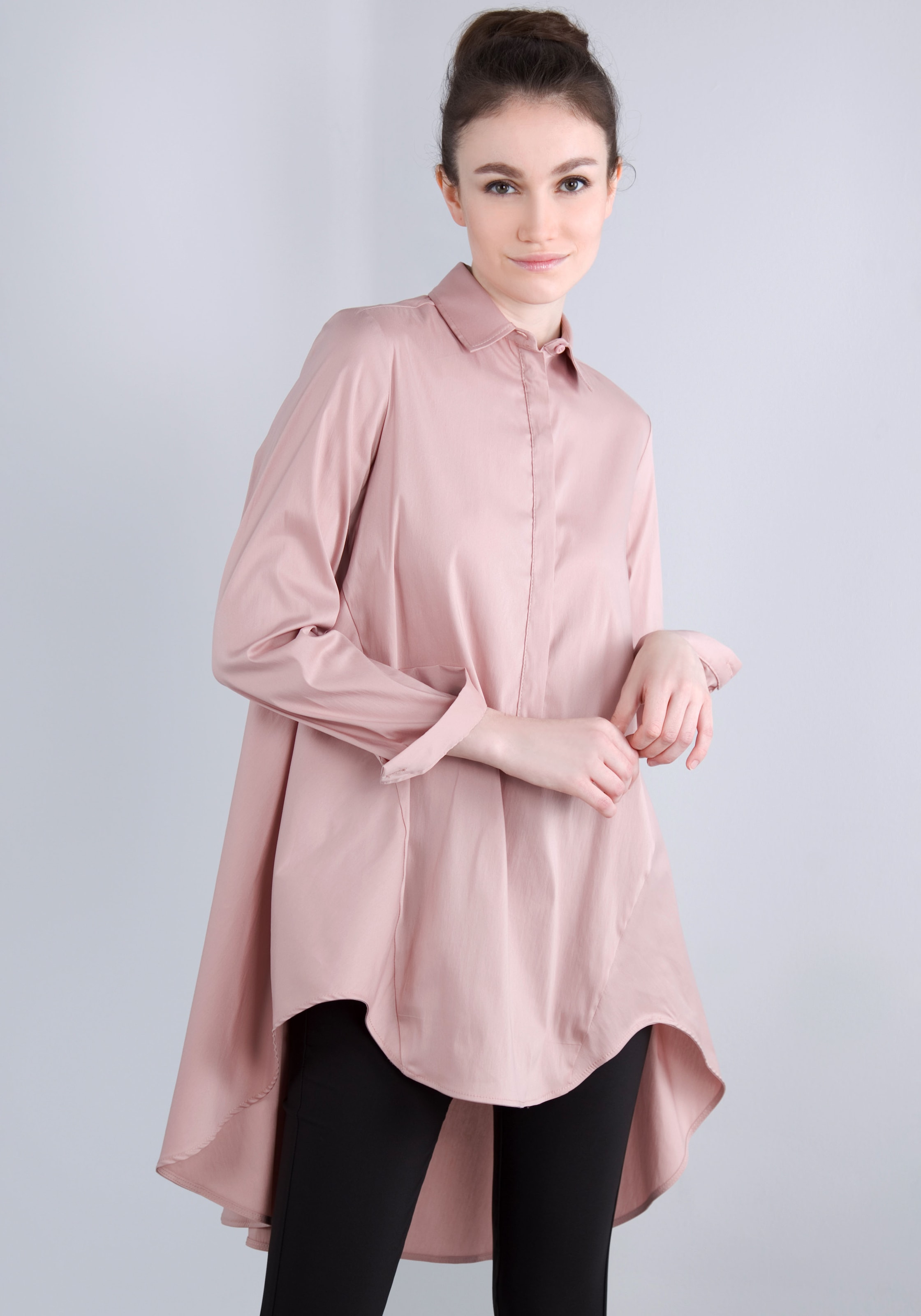 IMPERIAL Longbluse »IMP-C ED3ABF« glockenförmige Long-Form