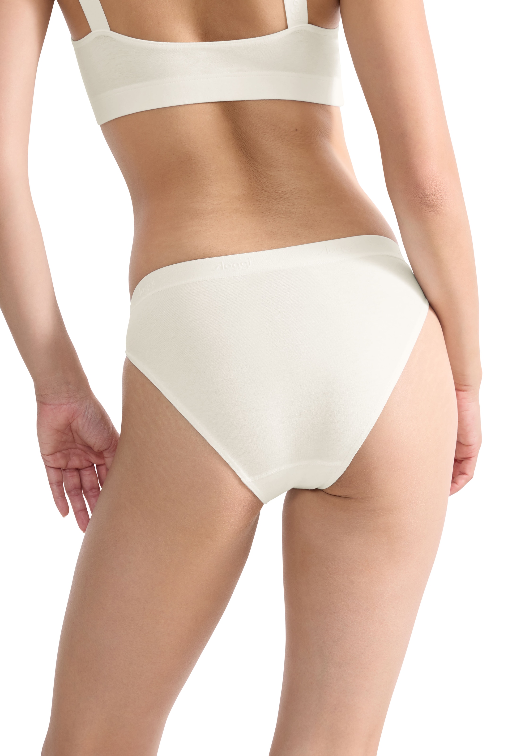 sloggi Slip »GO Casual High leg 2P«, (2er Pack), weiche und atmungsaktive Baumwollqualität