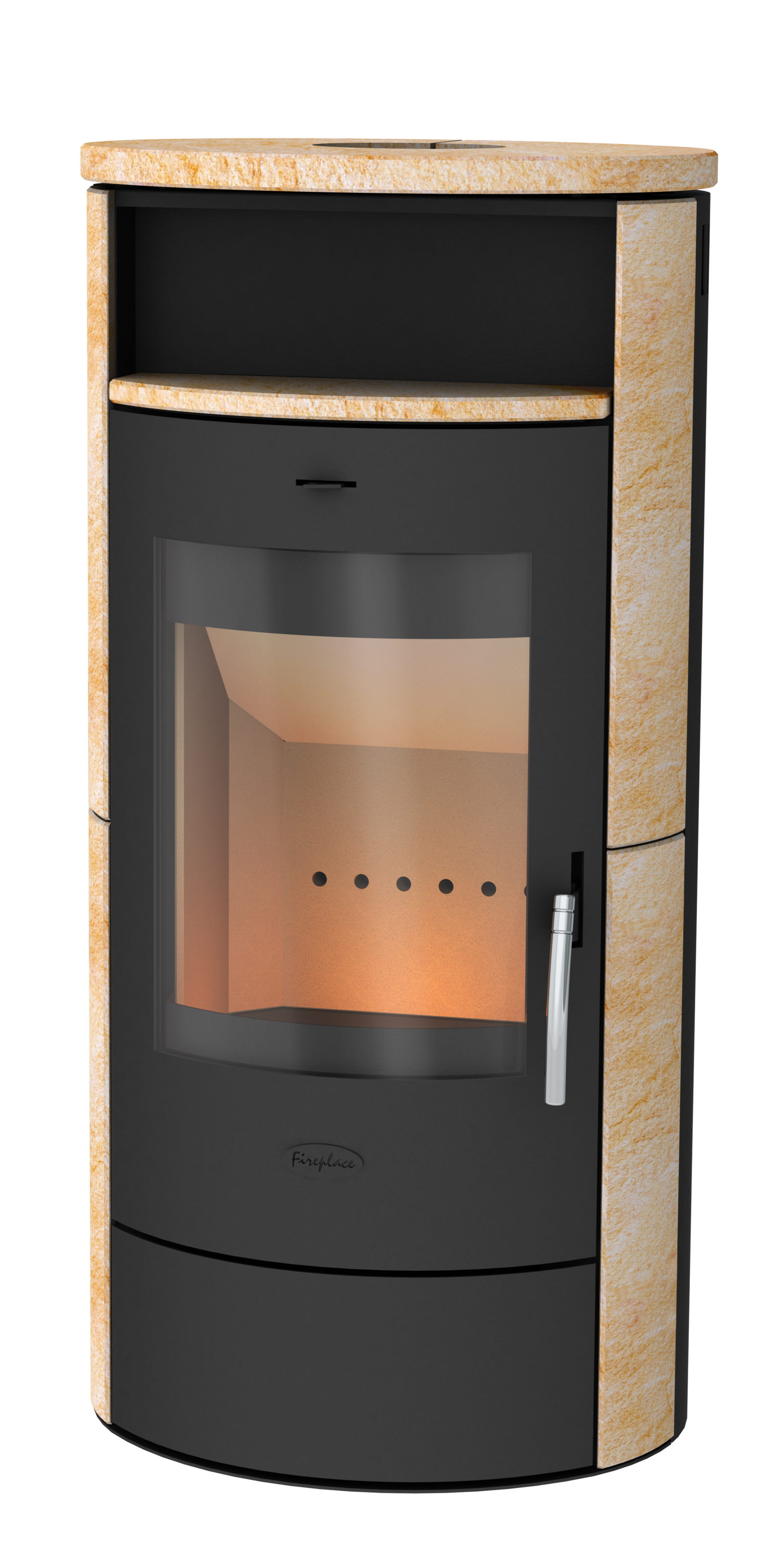 Fireplace Kaminofen »Heathus Piacenza Sandstein«, Warmhaltefach