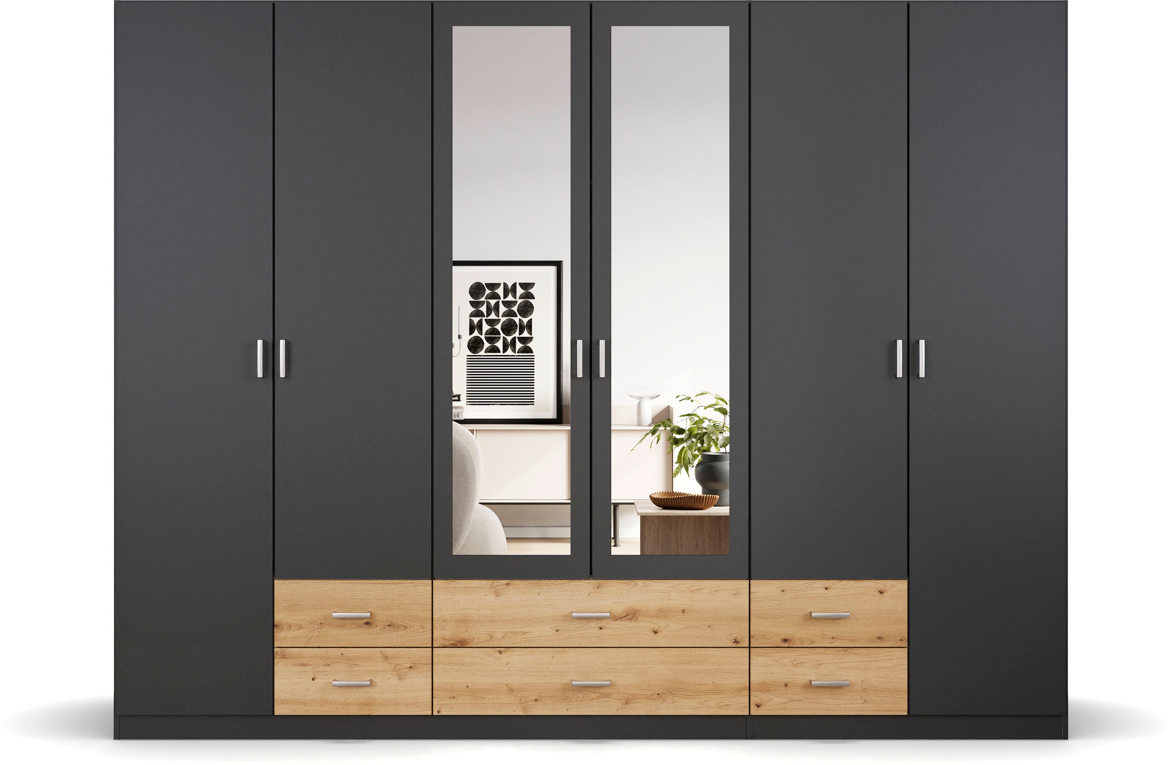 rauch Kleiderschrank "Schrank Garderobe Wäscheschrank GAMMA in 3 Breiten" v günstig online kaufen