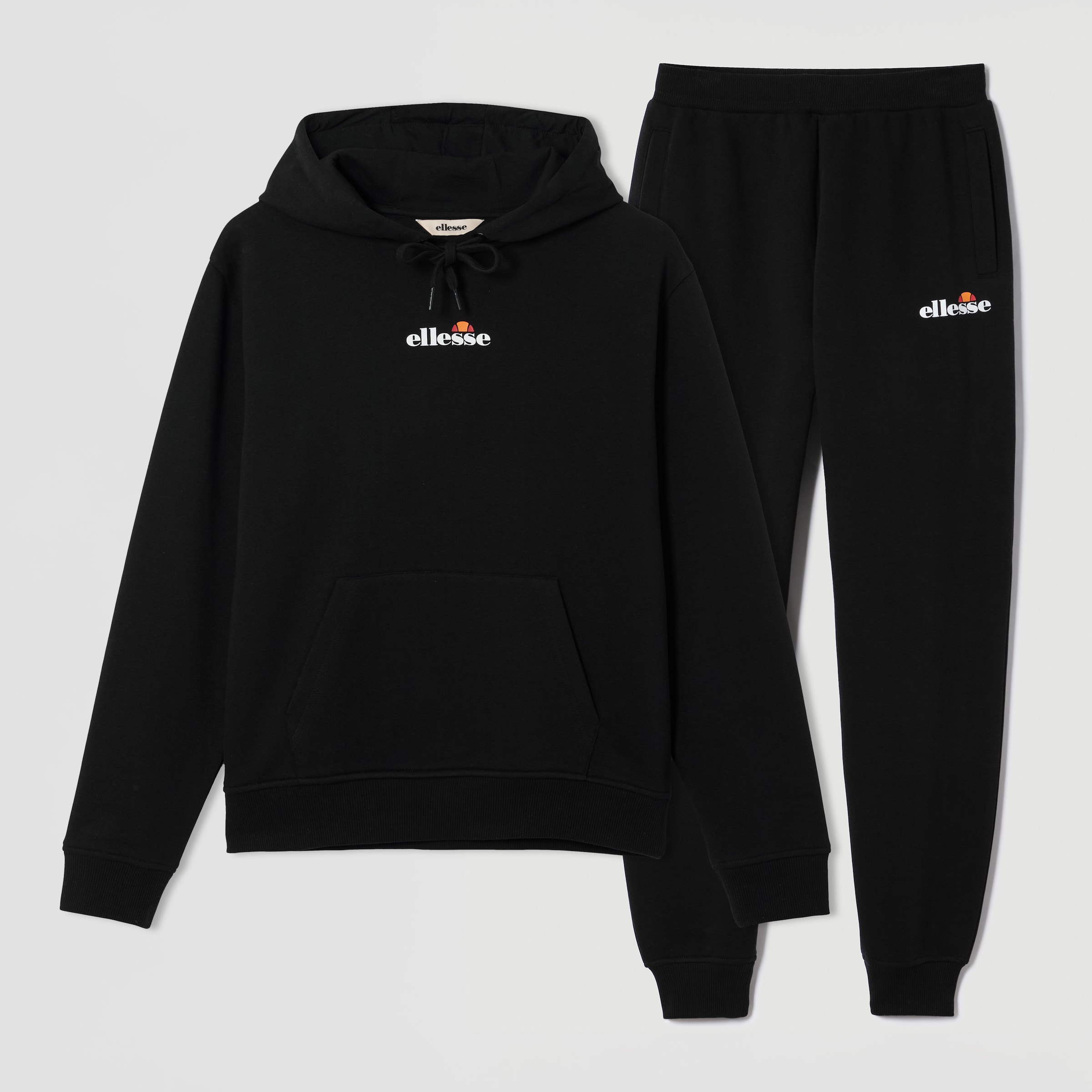 Ellesse Jogginganzug »SUCRE 2 JOG SUIT« aus Baumwollmischung, mit Kapuze mit Kordelzug, auch in großen Größen