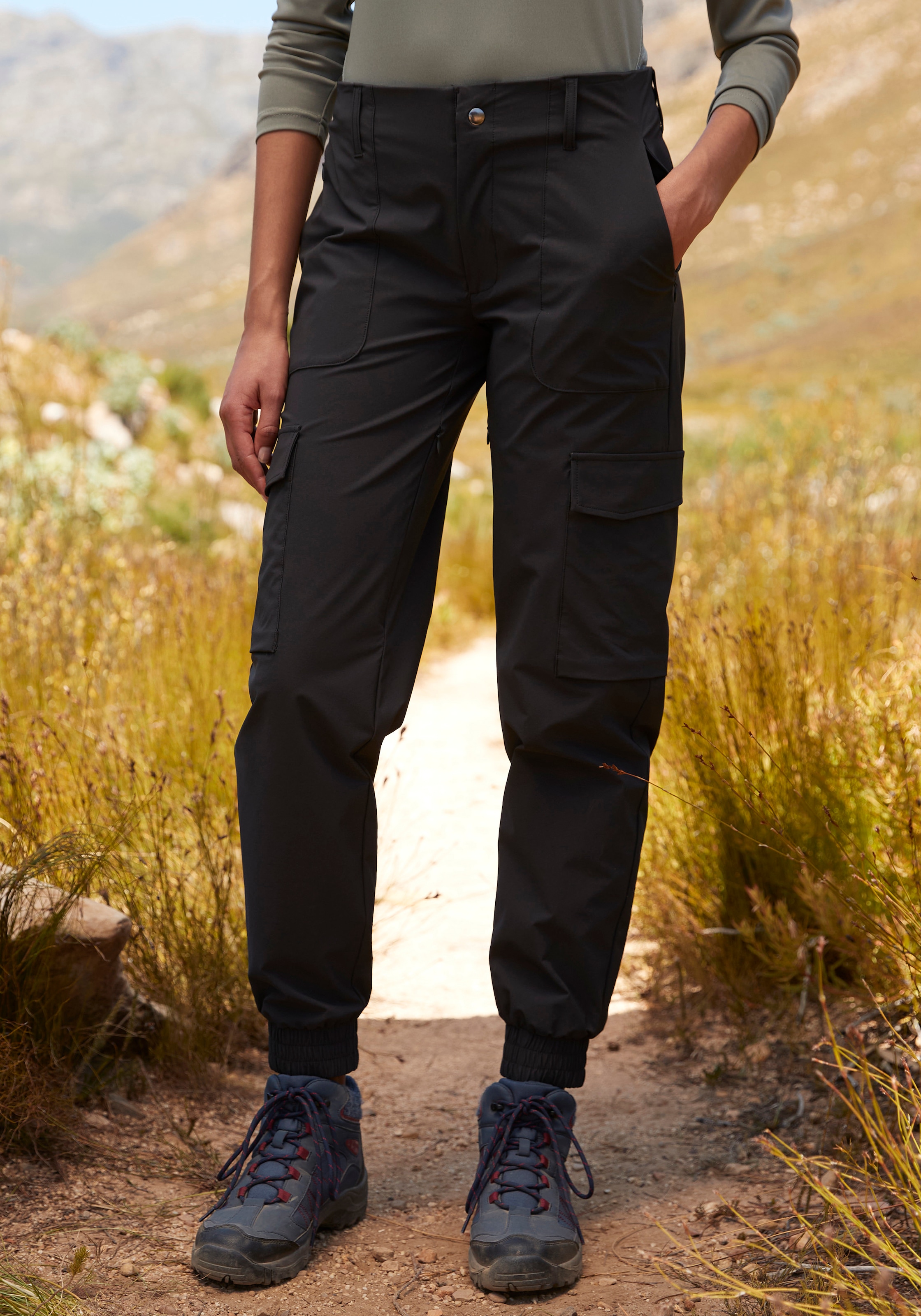 Vivance active Trekkinghose, sportlicher Cargo Jogger mit praktischen Taschen