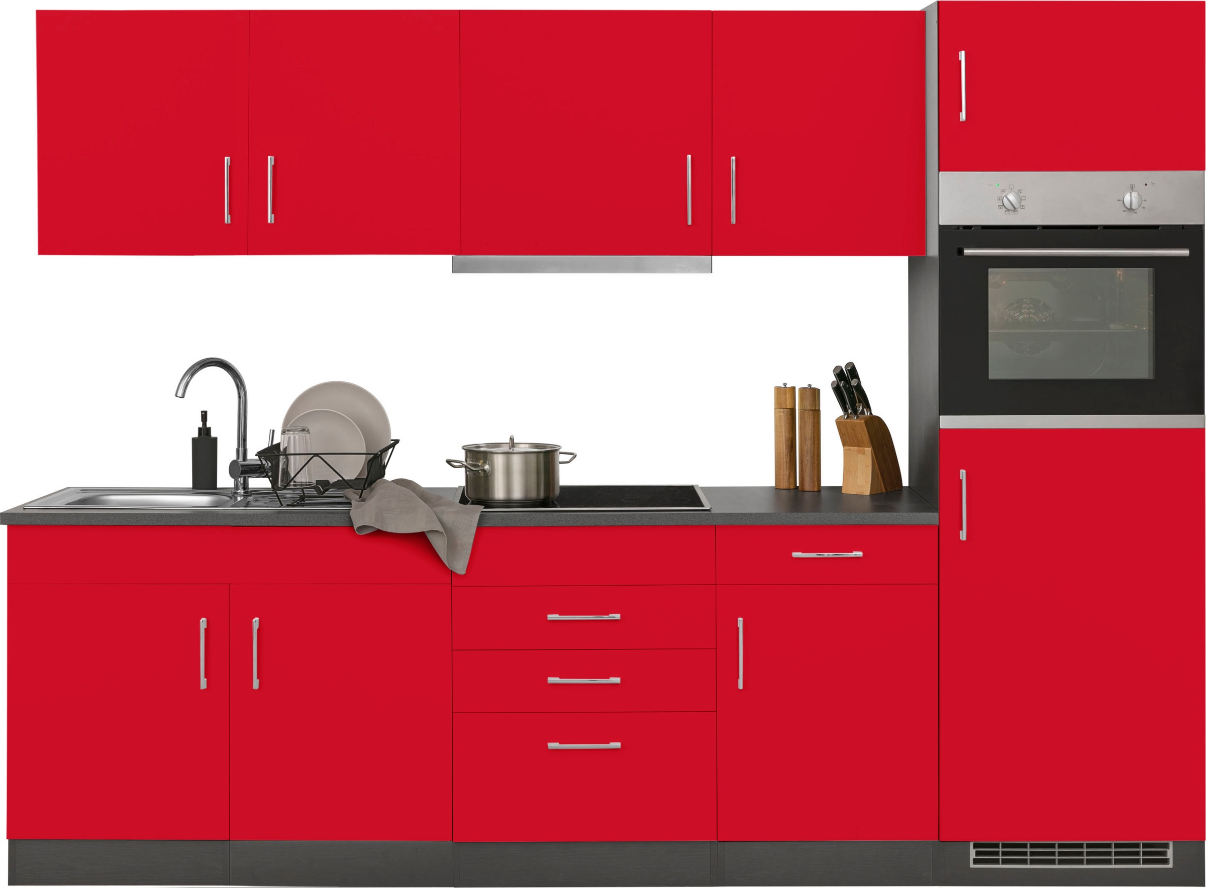 KOCHSTATION Küchenzeile »KS-Paris – Küchen mit einzigartigen Fotomotiven au günstig online kaufen