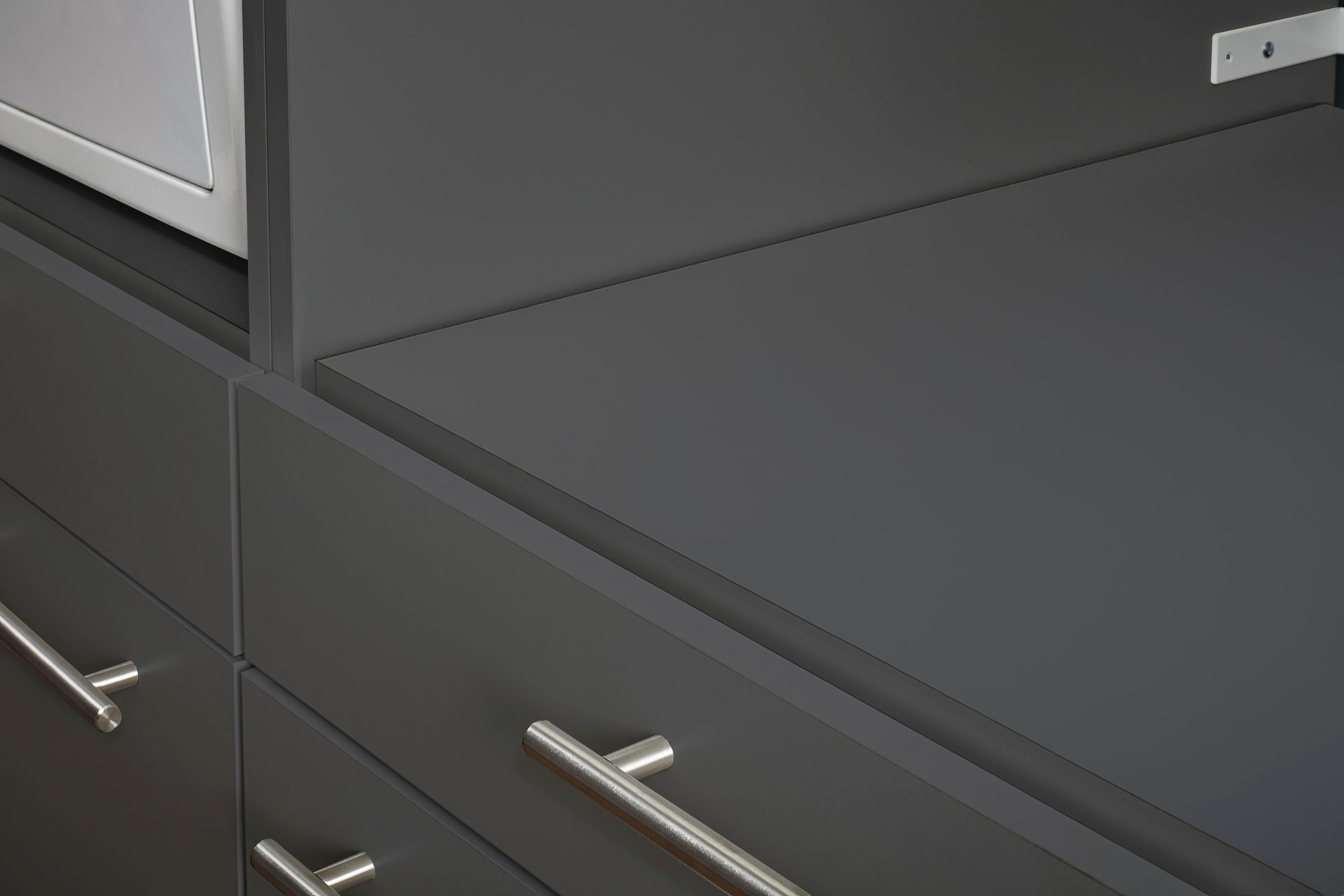 Laundreezy Mehrzweckschrank-Set »Laundreezy, 4-tlg. Mehrzweckschrank-Set B/H/T 118/200/68 cm«, (4 St.), Breite 118 cm, Soft-Close-Funktion für Türen