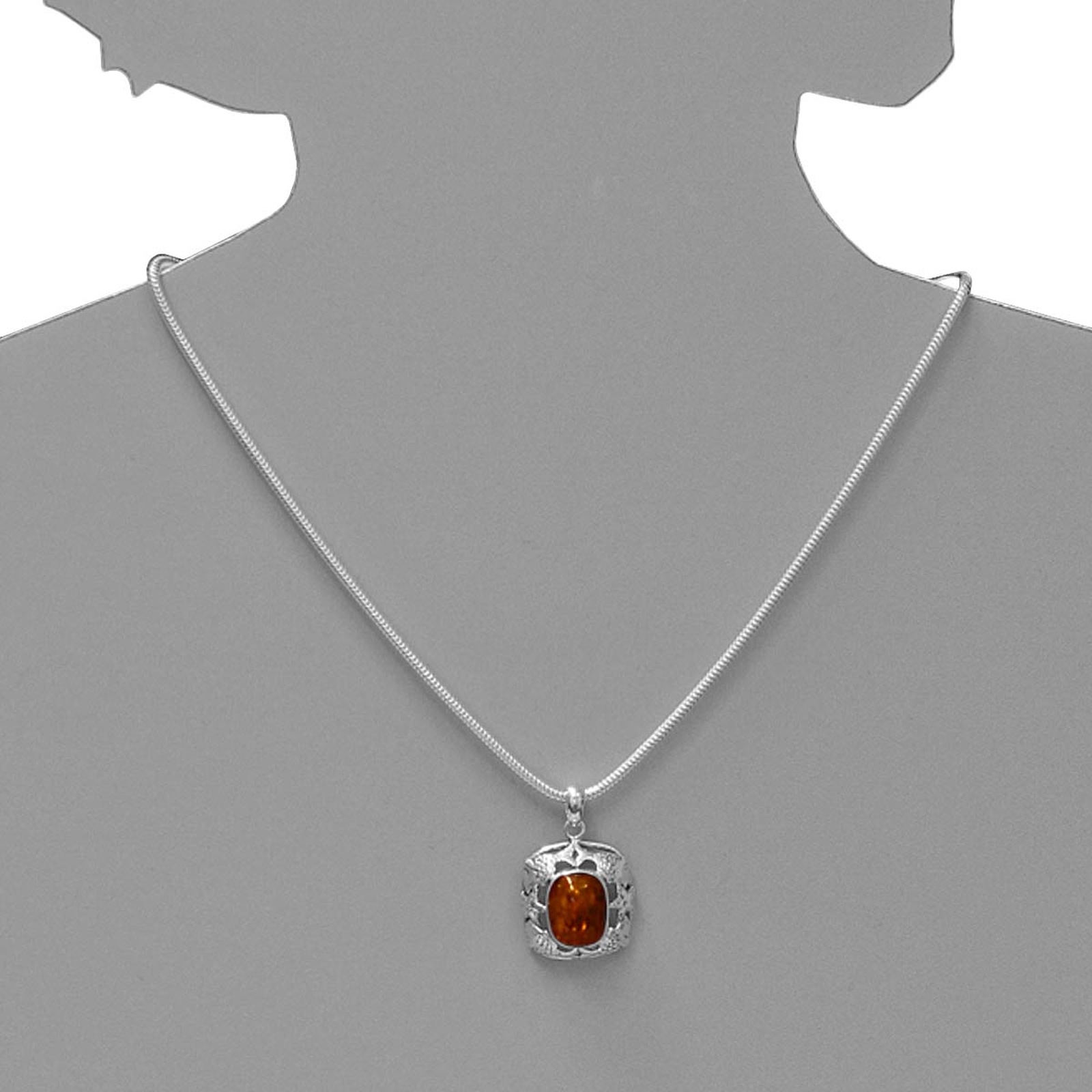 OSTSEE-SCHMUCK Kettenanhänger »Ostsee-Schmuck Anhänger Fischland 34x21 mm«, (1 tlg.)