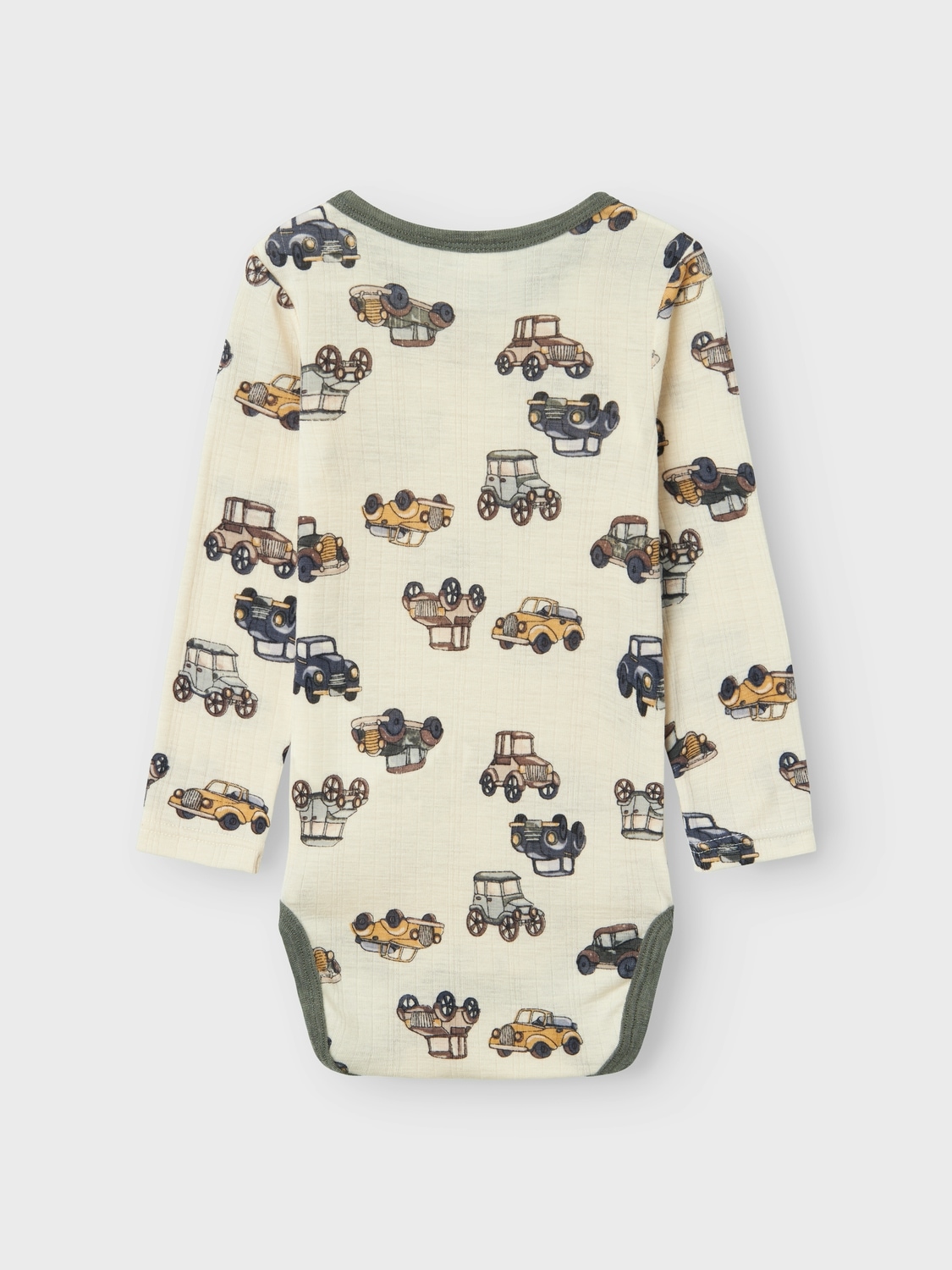 Name It Langarmbody »NMMWANG WOOL NEEDLE LS BODY NOOS«, aus reiner Merinowolle