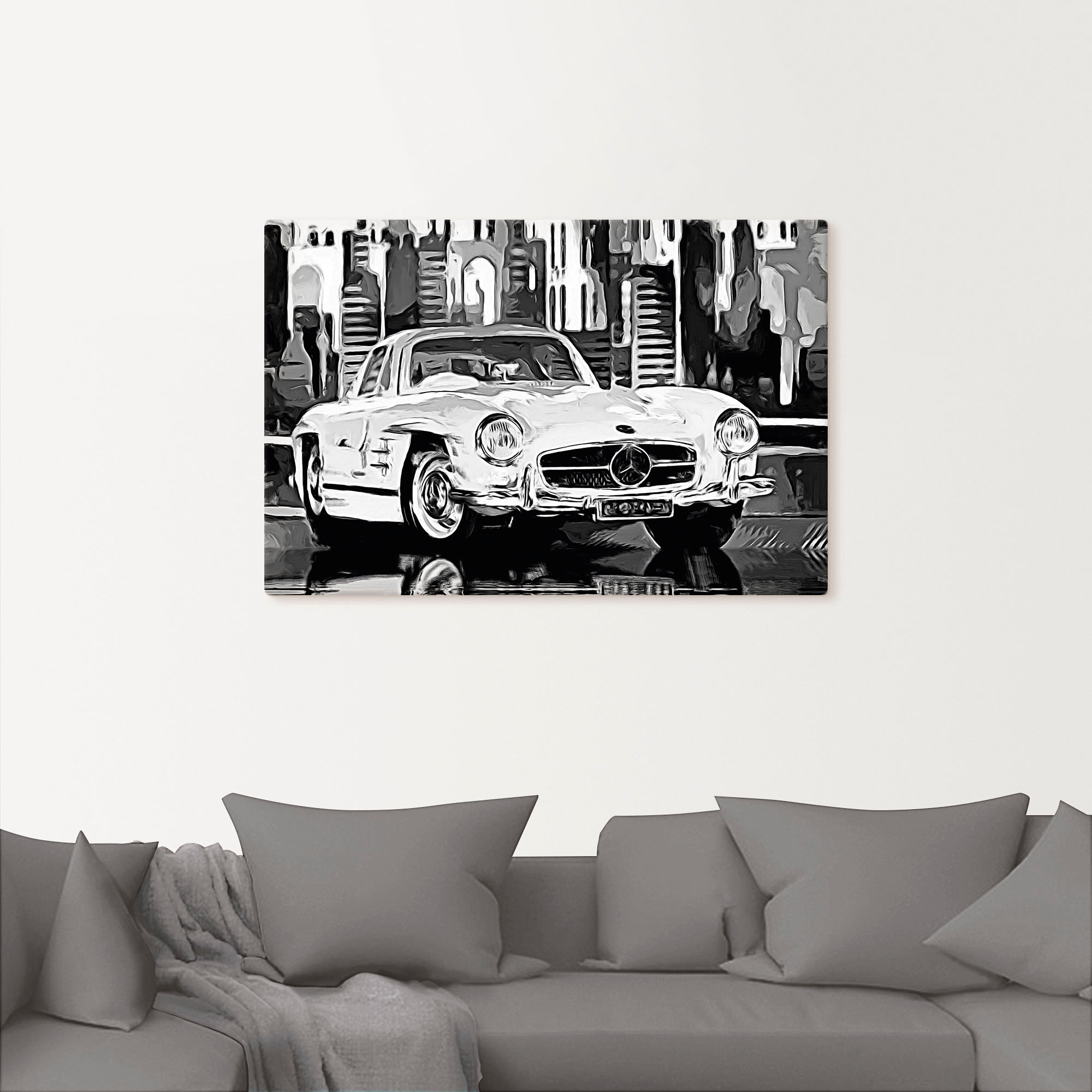 Artland Wandbild »300 SL Flügeltürer«, Auto, (1 St.), als Alubild, Leinwandbild, Wandaufkleber oder Poster in versch. Größen