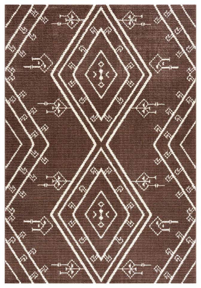Carpet City Teppich »April 2291«, rechteckig, 10 mm Höhe, Läufer, weich durch Microfaser, Boho Ethno Look, Wohnzimmer
