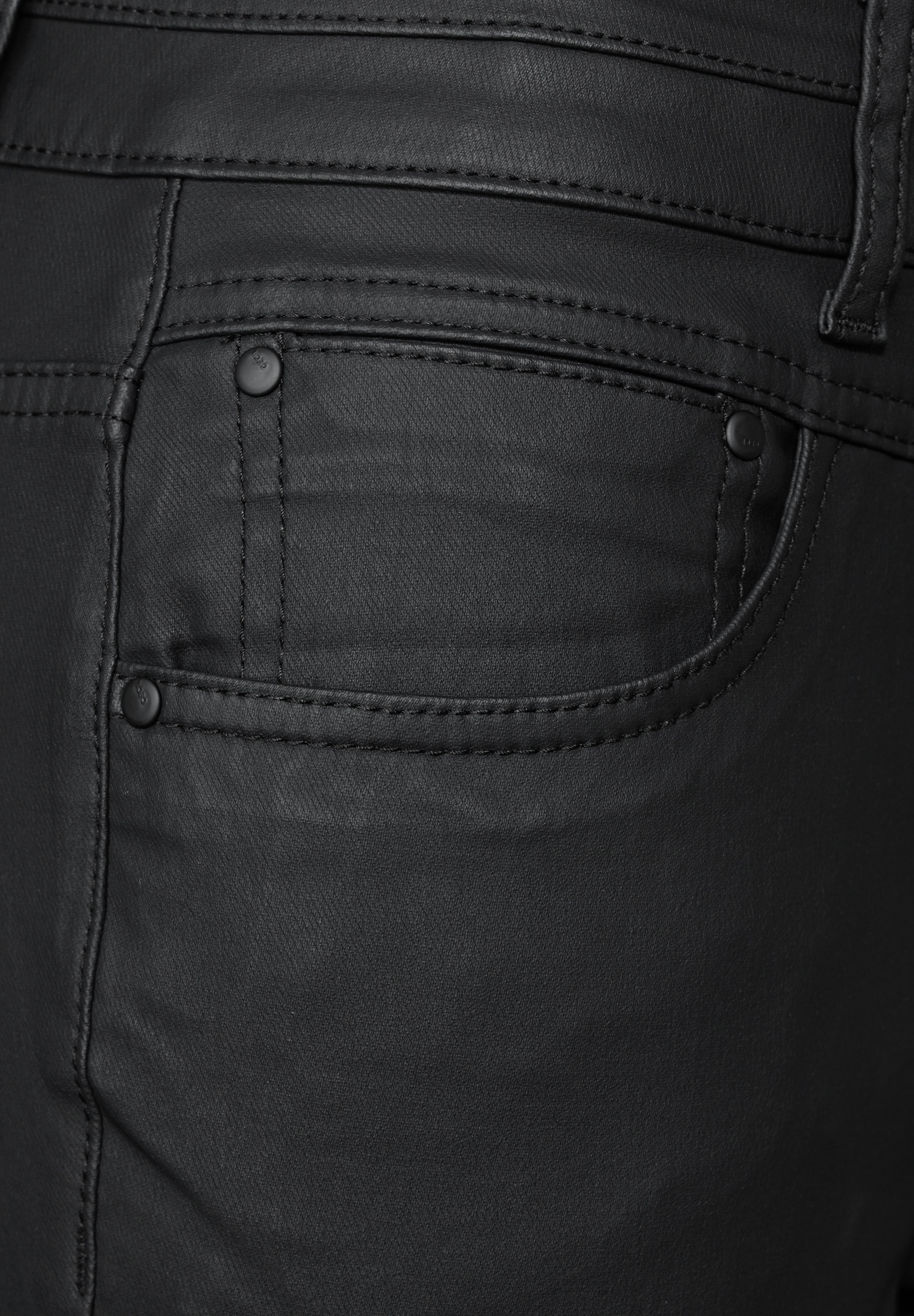 Cecil Stoffhose »Style Vicky«, beschichtet, im 5-Pocket-Stil
