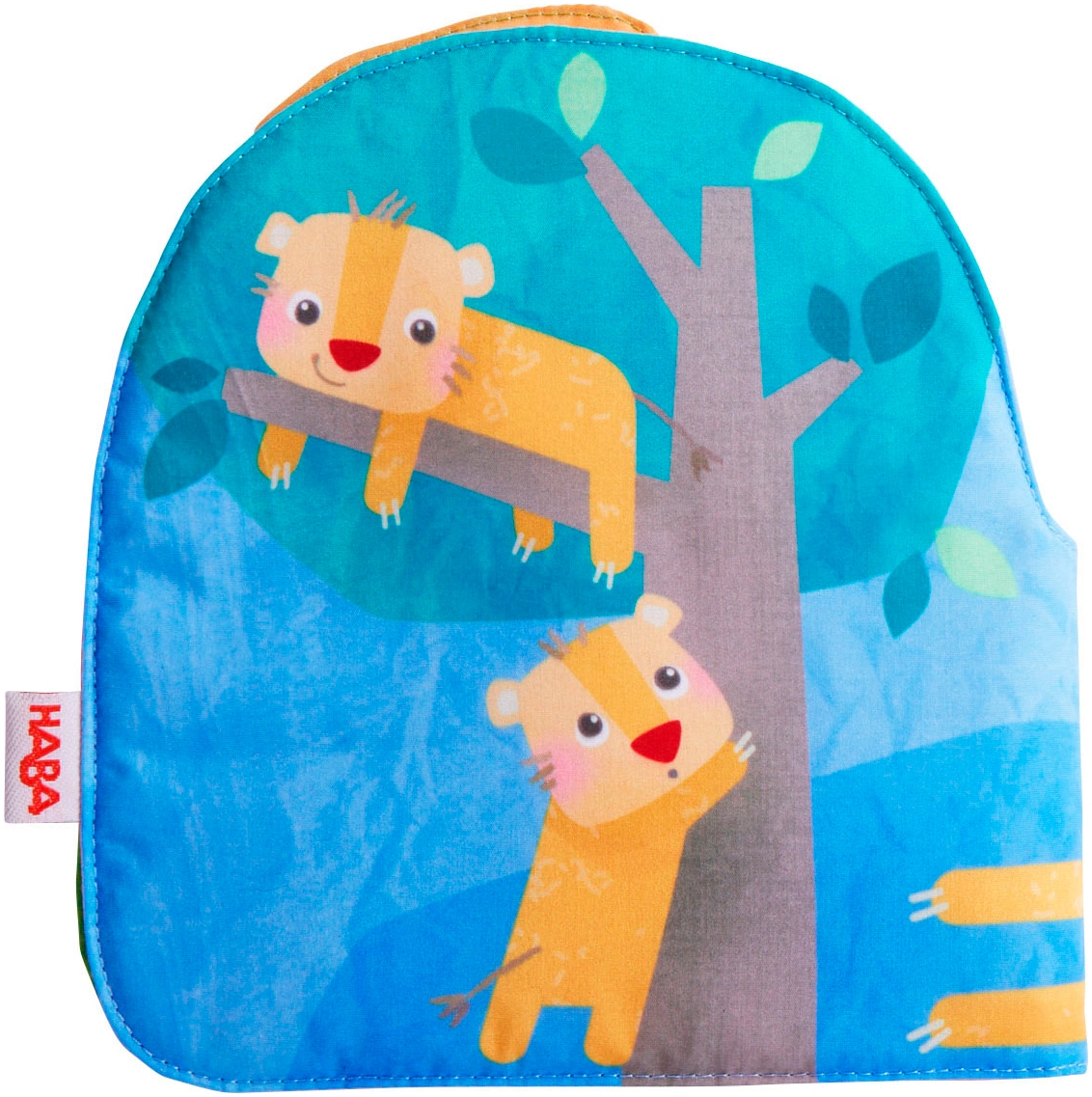 Haba Greifspielzeug »Stoffbuch Wilde Tiere«