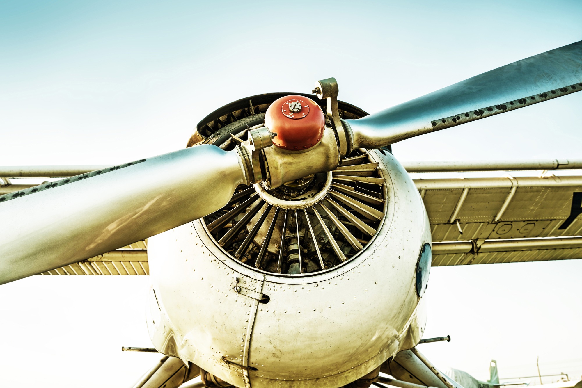 queence Leinwandbild »Flugzeug«, Flugzeuge-Kunst, (1 St.), Akustikbild mit günstig online kaufen