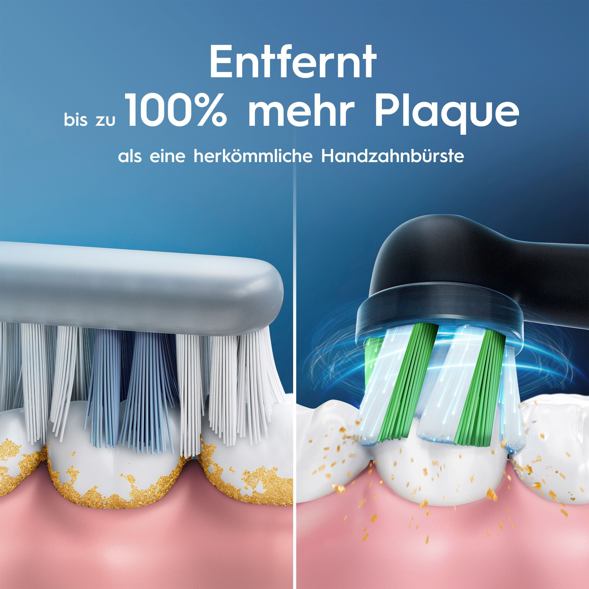 Oral-B Elektrische Zahnbürste »Vitality Pro Doppelpack« 2 Stk. Aufsteckbürsten Indikator-Borsten