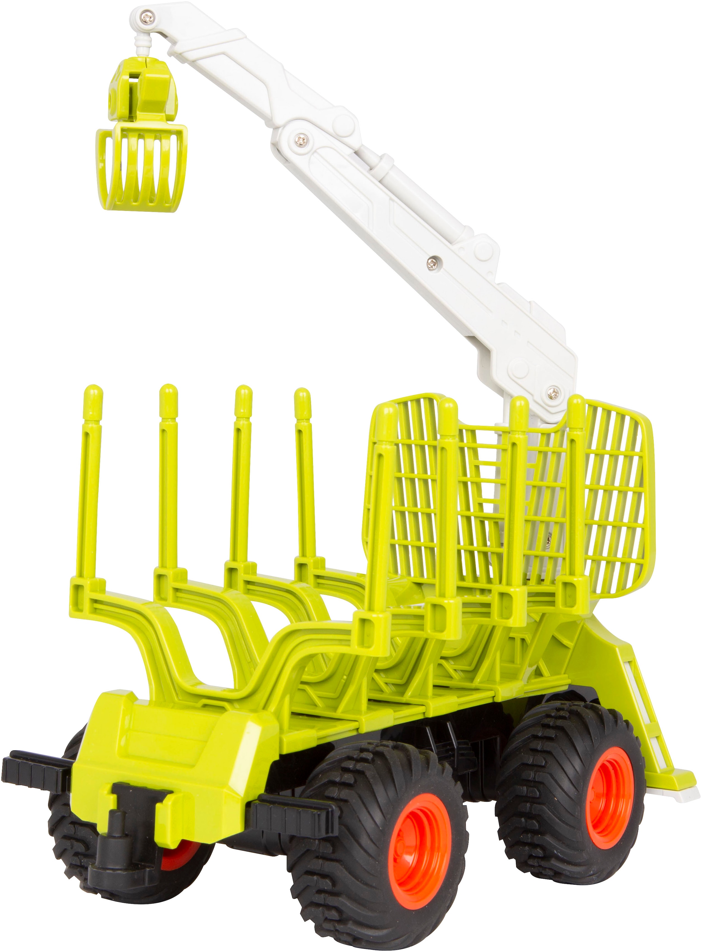 Jamara Spielzeug-Forstmaschine »Holzrückewagen mit Kranarm 1:24S«