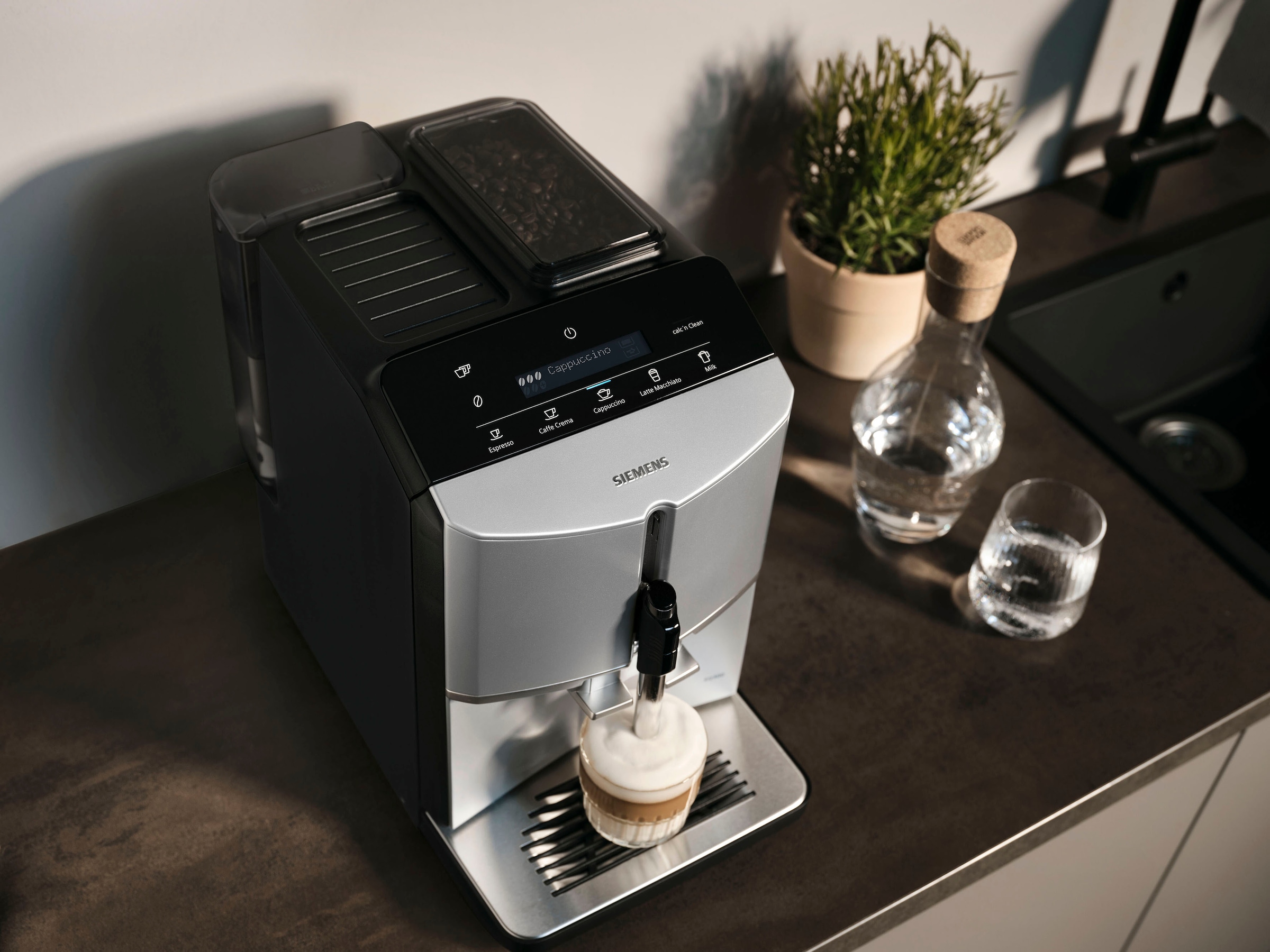 SIEMENS Kaffeevollautomat »TF303E01«, Daylight online bei silver
