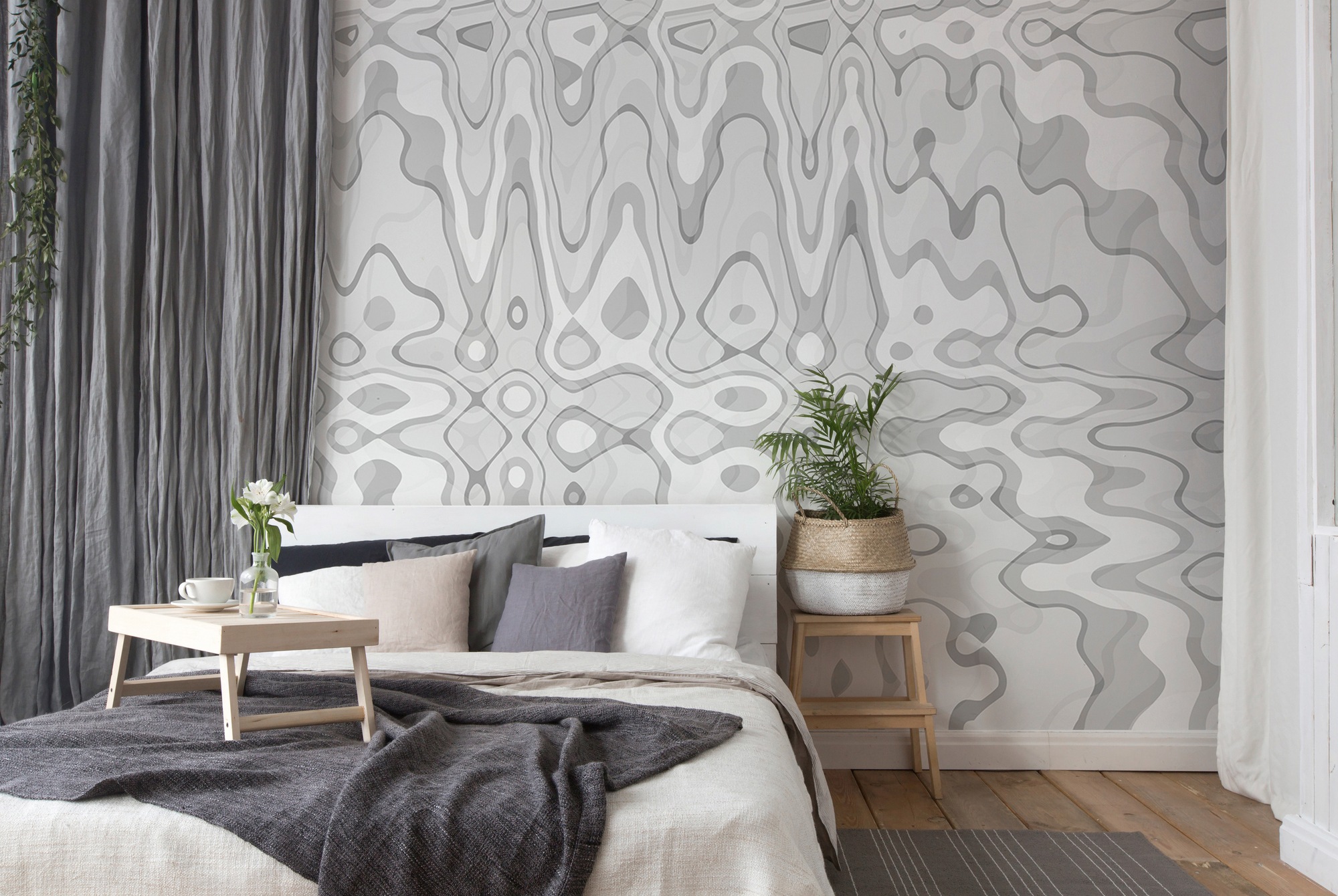 Architects Paper Fototapete »Atelier 47 Vibes Artwork 1«, abstrakt, Vlies, Wand, Schräge, Decke