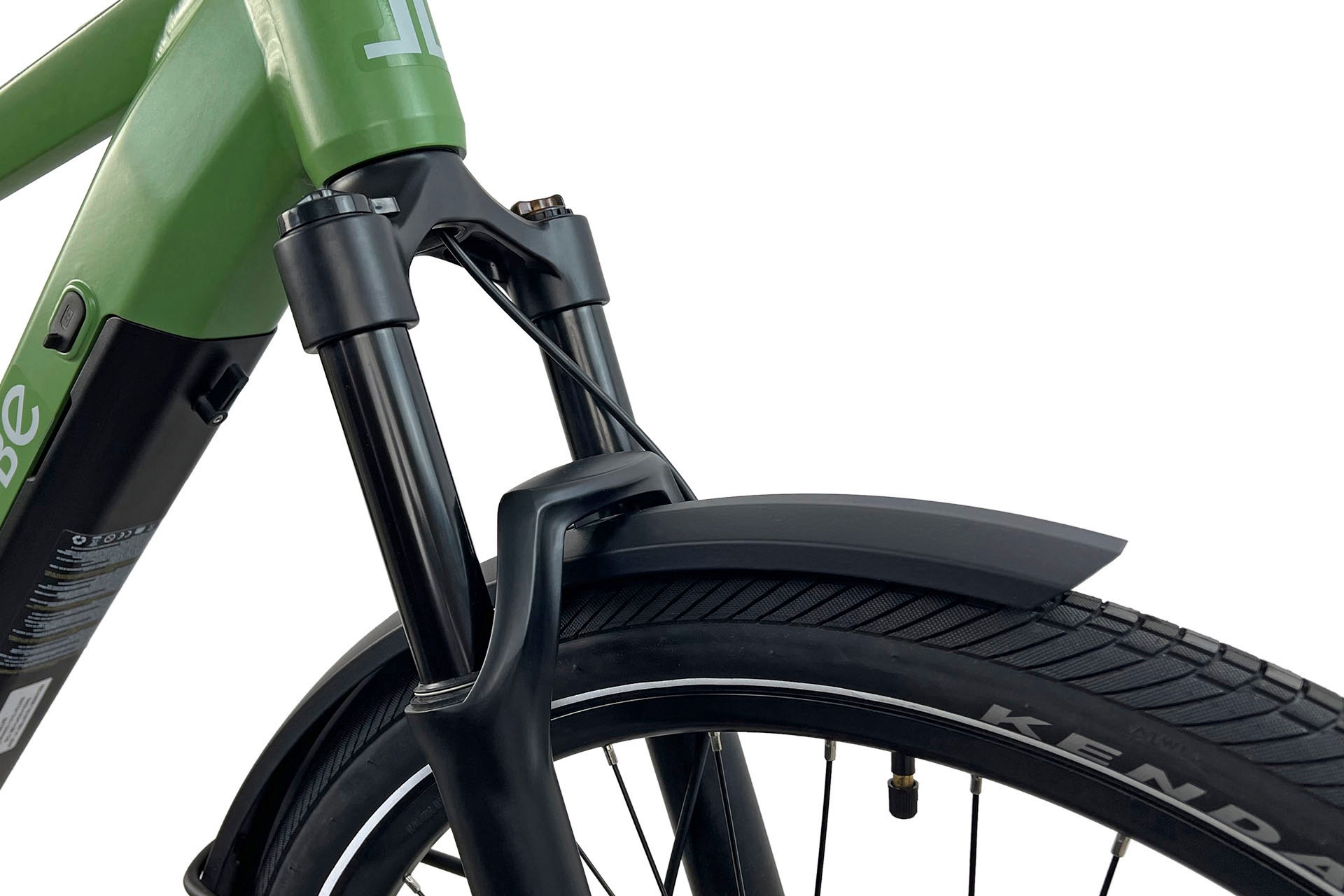 LLobe E-Bike »CityVenture E-Bike 27,5" Vermont RM, grün«, 2 Gang, Heckmotor 250 W