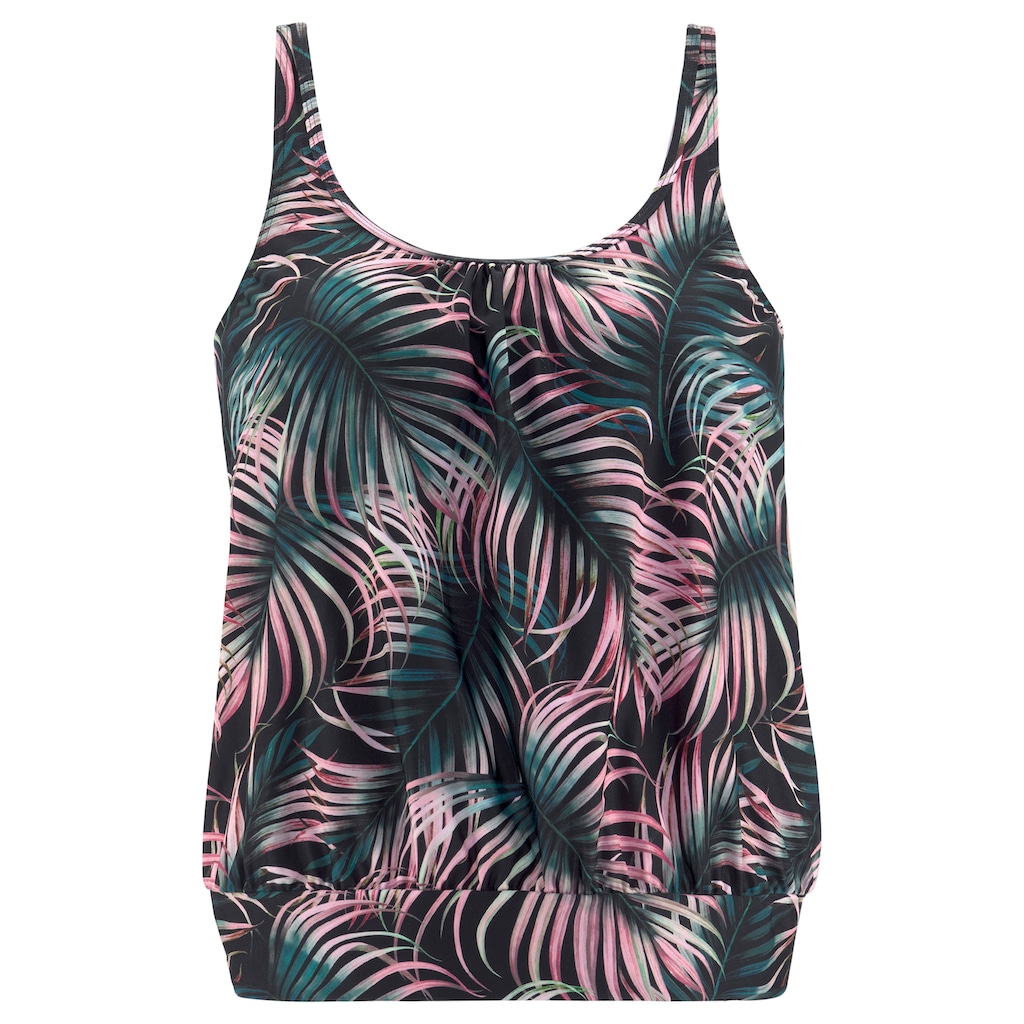 LASCANA Oversize-Tankini-Top »Reese«, mit modernem Print