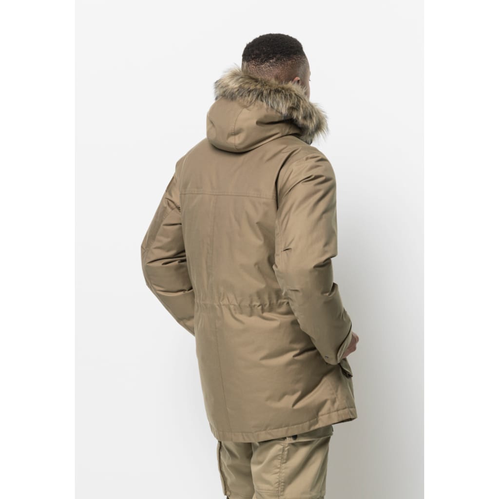 Jack Wolfskin Funktionsparka »WINTERFROST DOWN PARKA M«, mit Kapuze