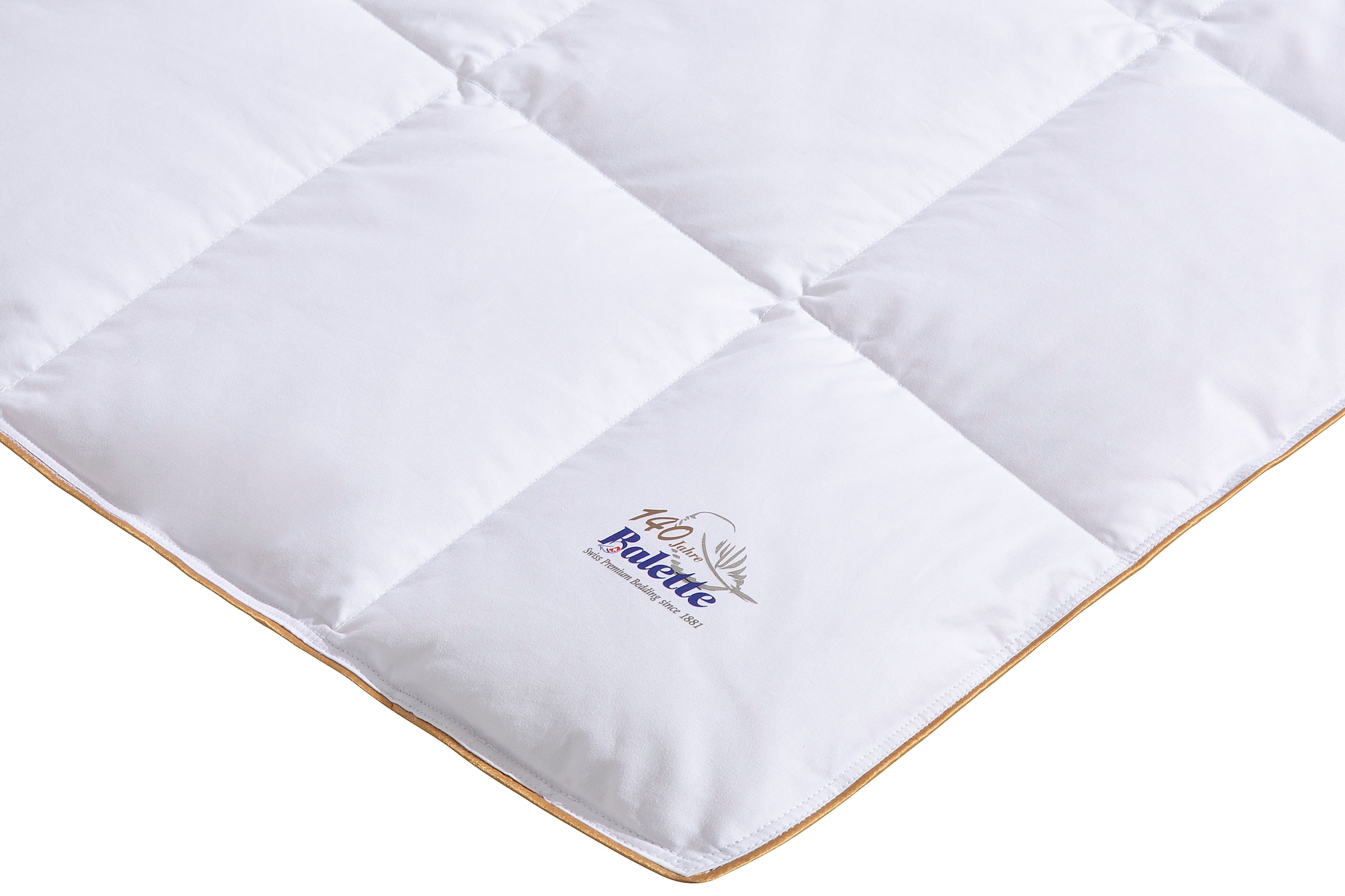 Balette Daunenbettdecke + Kopfkissen »140 Jahre Balette, in 5 Wärmeklassen, Made in Germany, Downpass« Bettwaren-Set, 135x200 oder 155x220 cm & Kissen 80x80 cm