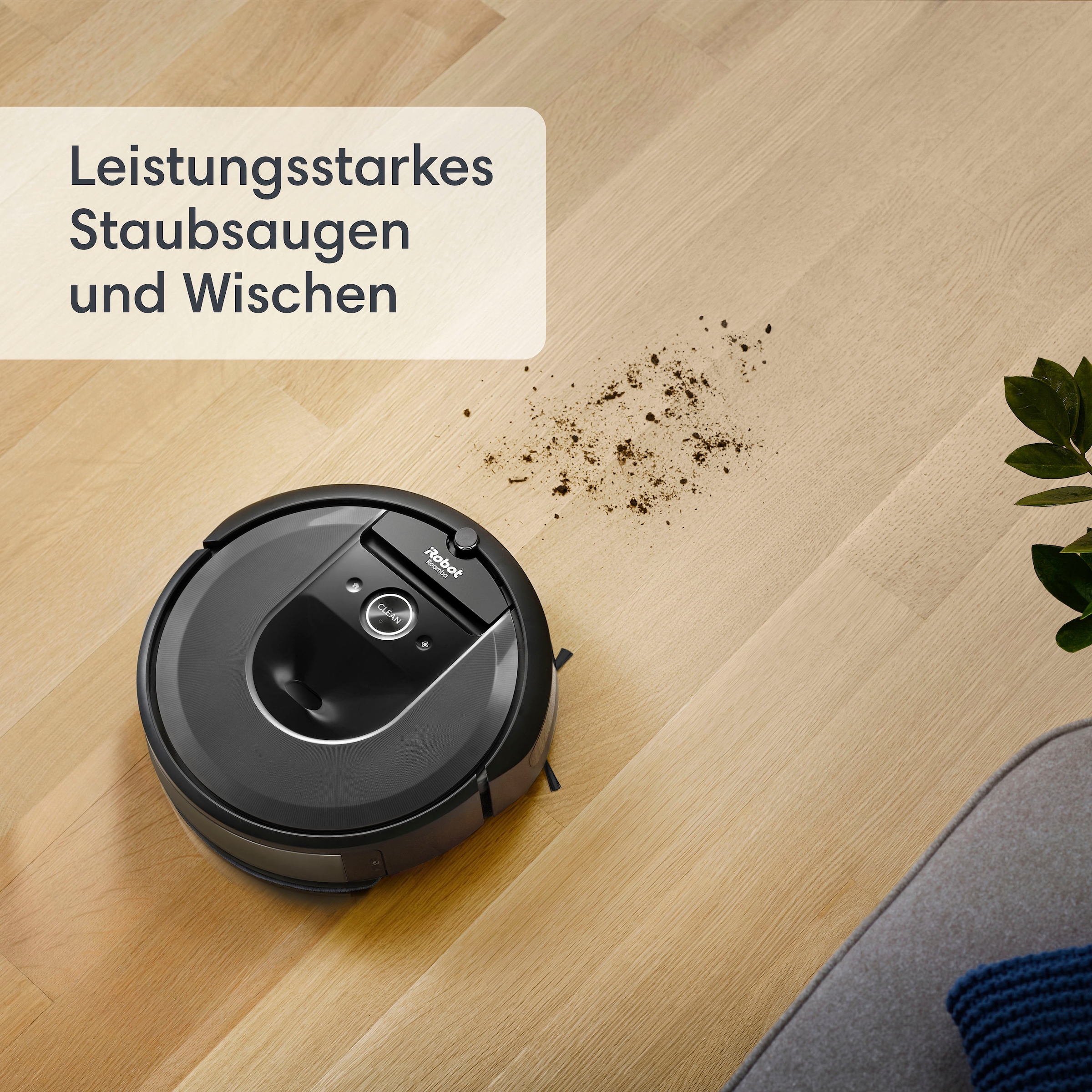 iRobot Saugroboter »Roomba Combo i8+ (i857840) inkl. autom. Absaugstation«