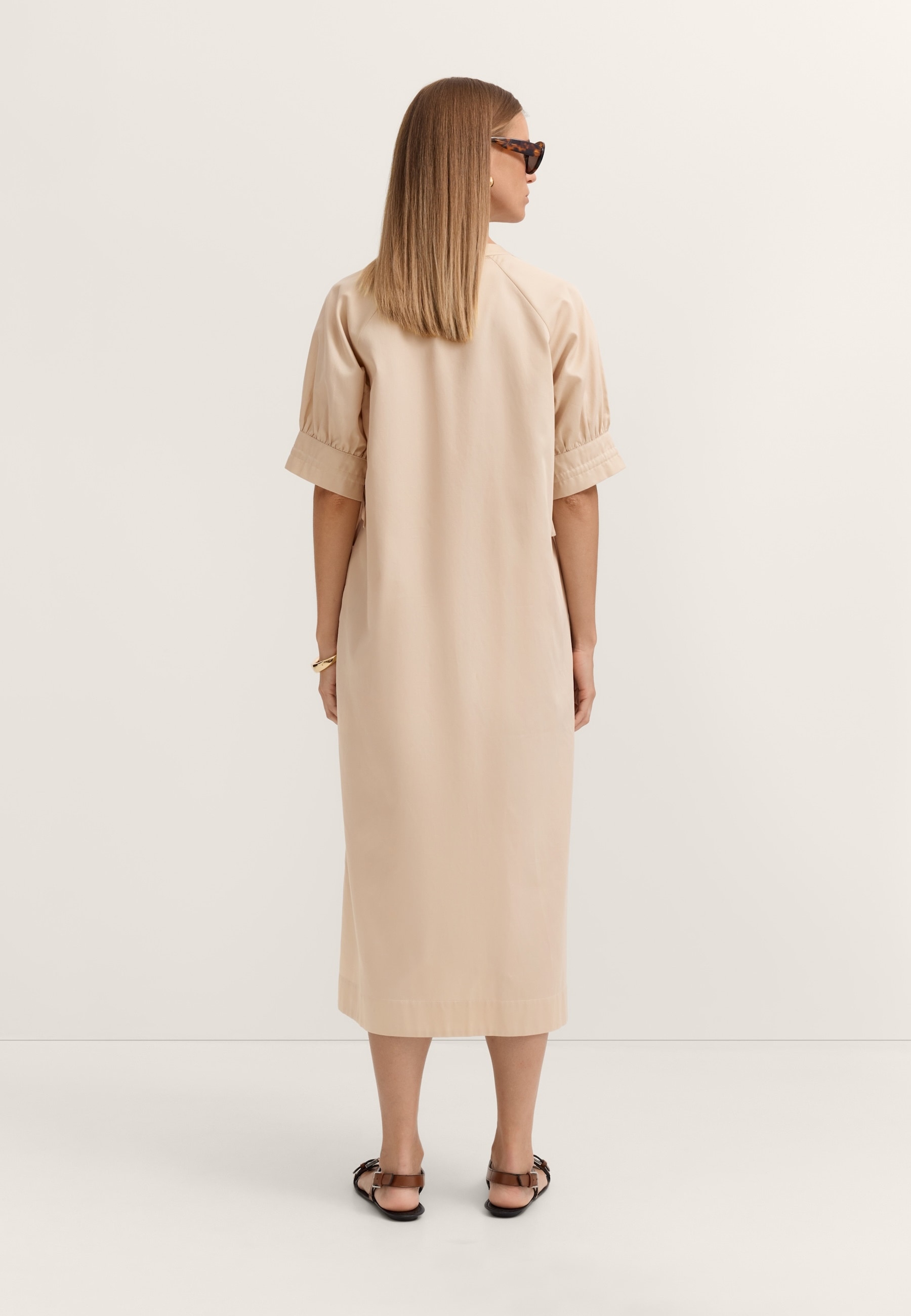 bugatti Blusenkleid »Modern Fit« mit seitlichen Schlitzen