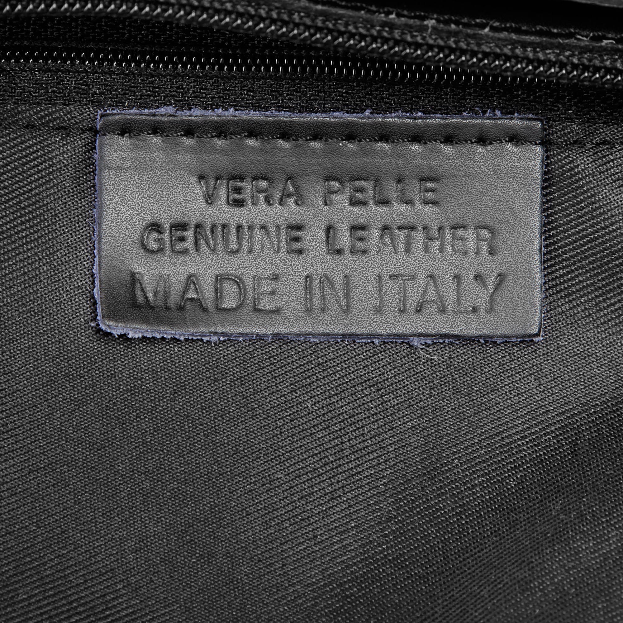 Cluty Umhängetasche, echt Leder, Made in Italy