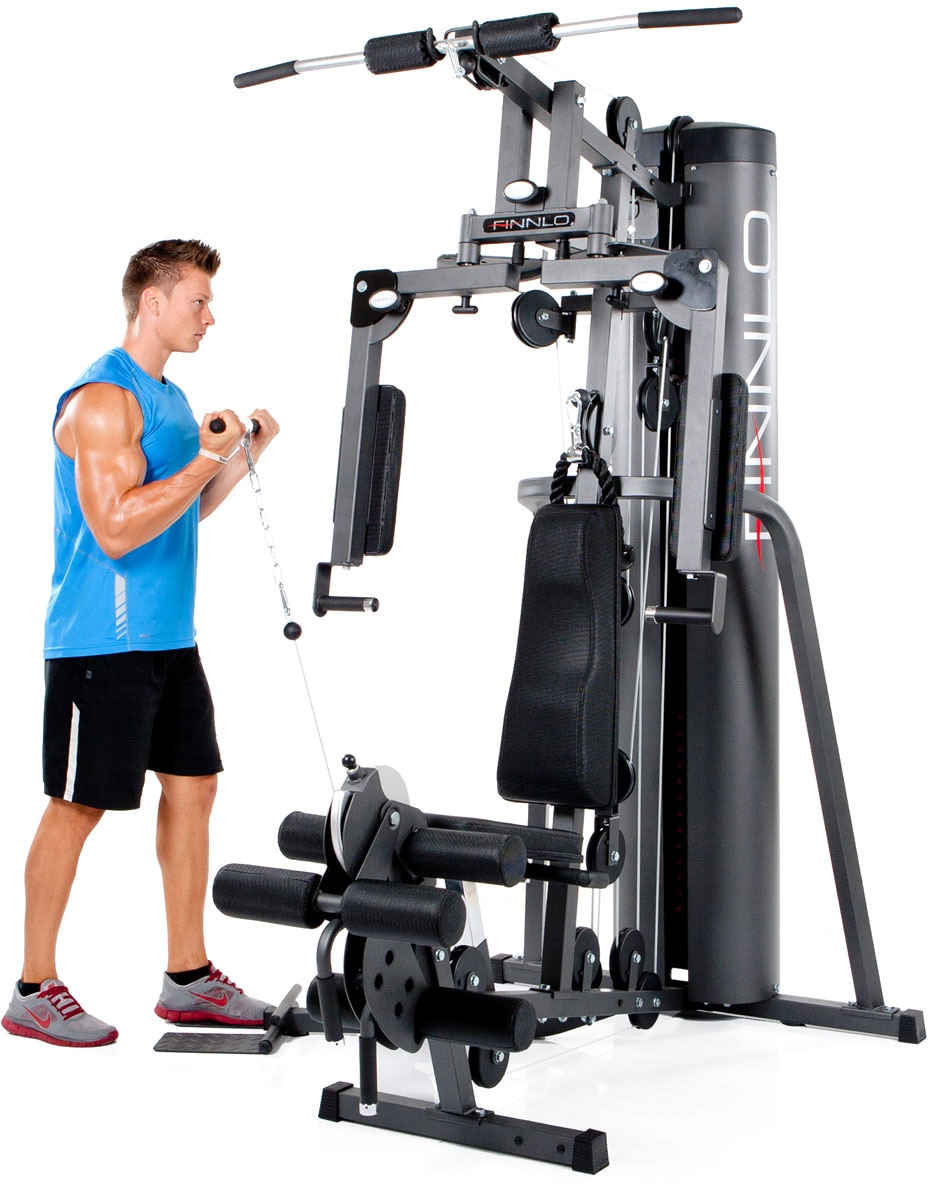 Finnlo by Hammer Kraftstation »Autark 1500«, 1 Gewichtsblöcke, (Butterflystange, Latzug, Ruderfunktion und mehr), multifunktionale Fitnessstation, max. Trainingsgewicht 100 kg