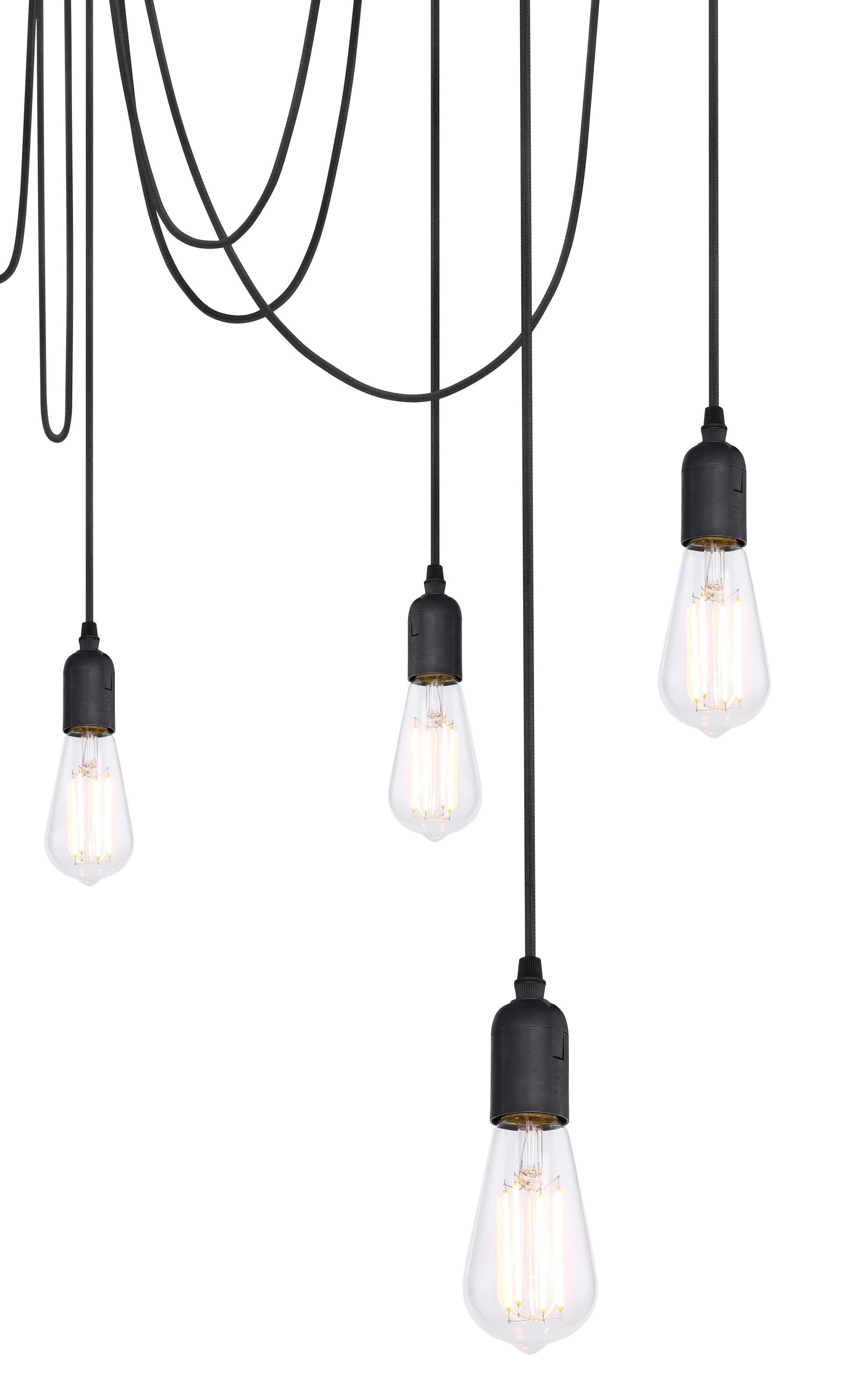 GLOBO LIGHTING Pendelleuchte »OLIVER«, Leuchtmittel E27 | ohne Leuchtmittel, Hängeleuchte, Kabel, 1,5-3,5m Länge kürzbar, E27 Fassung